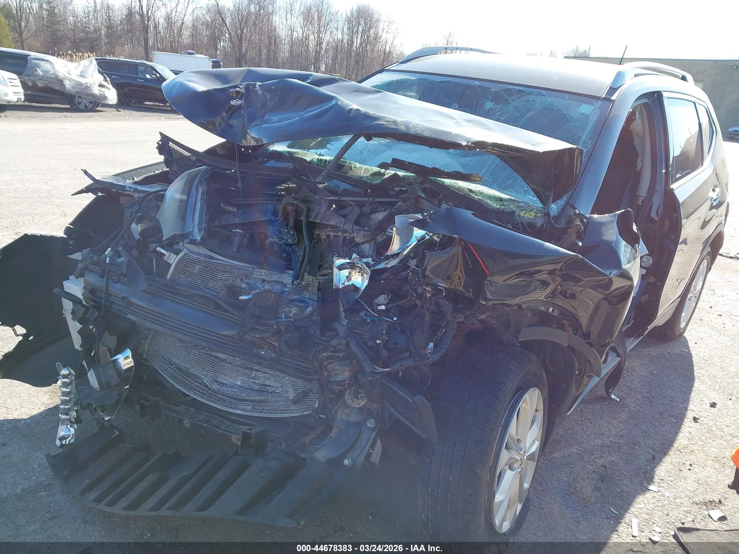 2014 Nissan Rogue Sv Black vin: 5N1AT2MV2EC762308