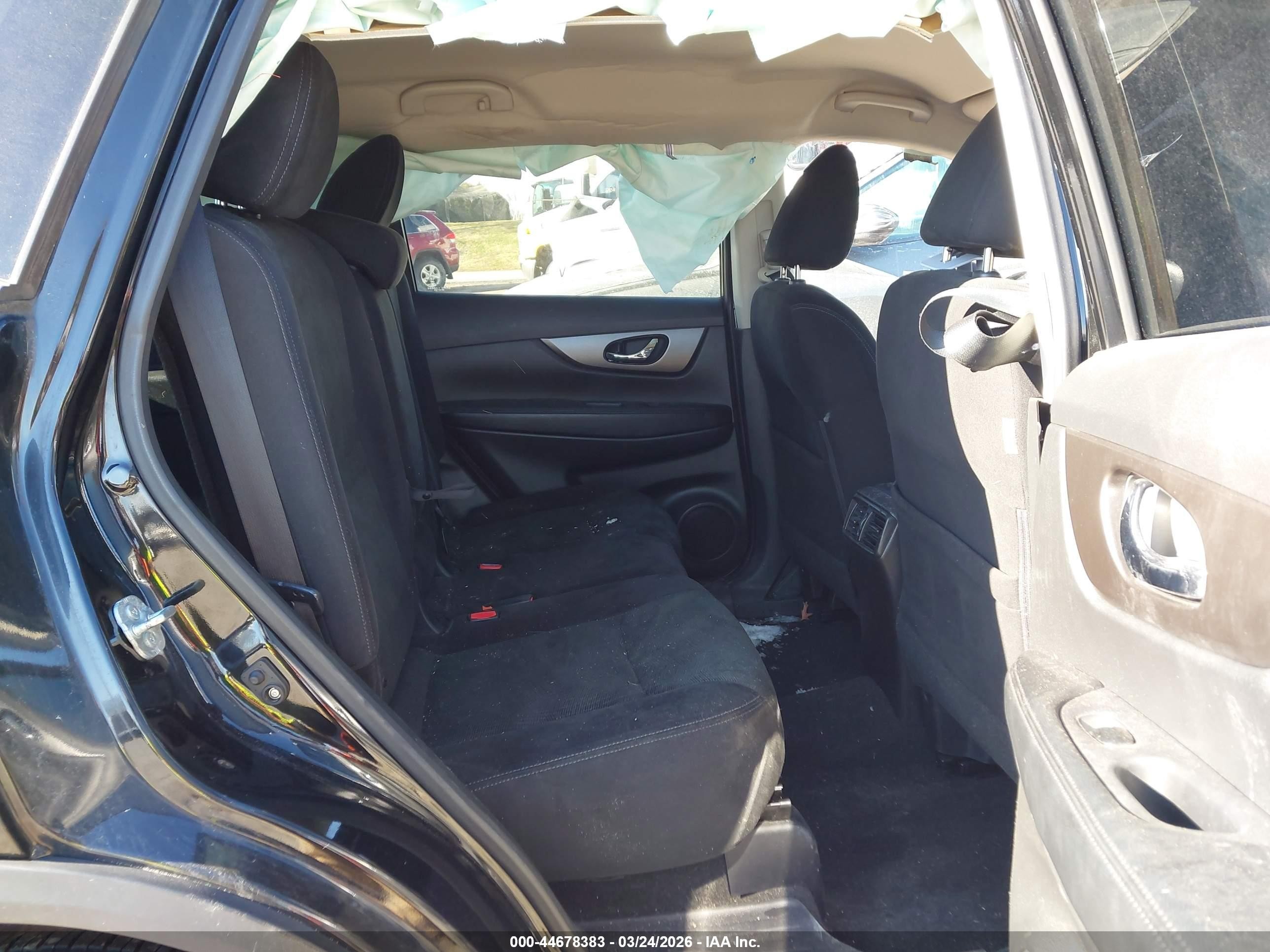 2014 Nissan Rogue Sv Black vin: 5N1AT2MV2EC762308
