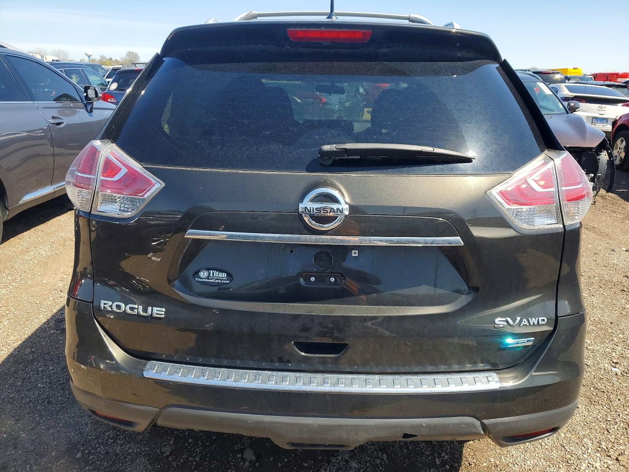 2014 Nissan Rogue Sv Black vin: 5N1AT2MV2EC767993