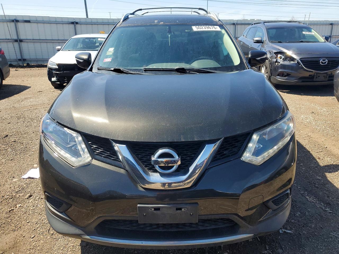 2014 Nissan Rogue Sv Black vin: 5N1AT2MV2EC767993