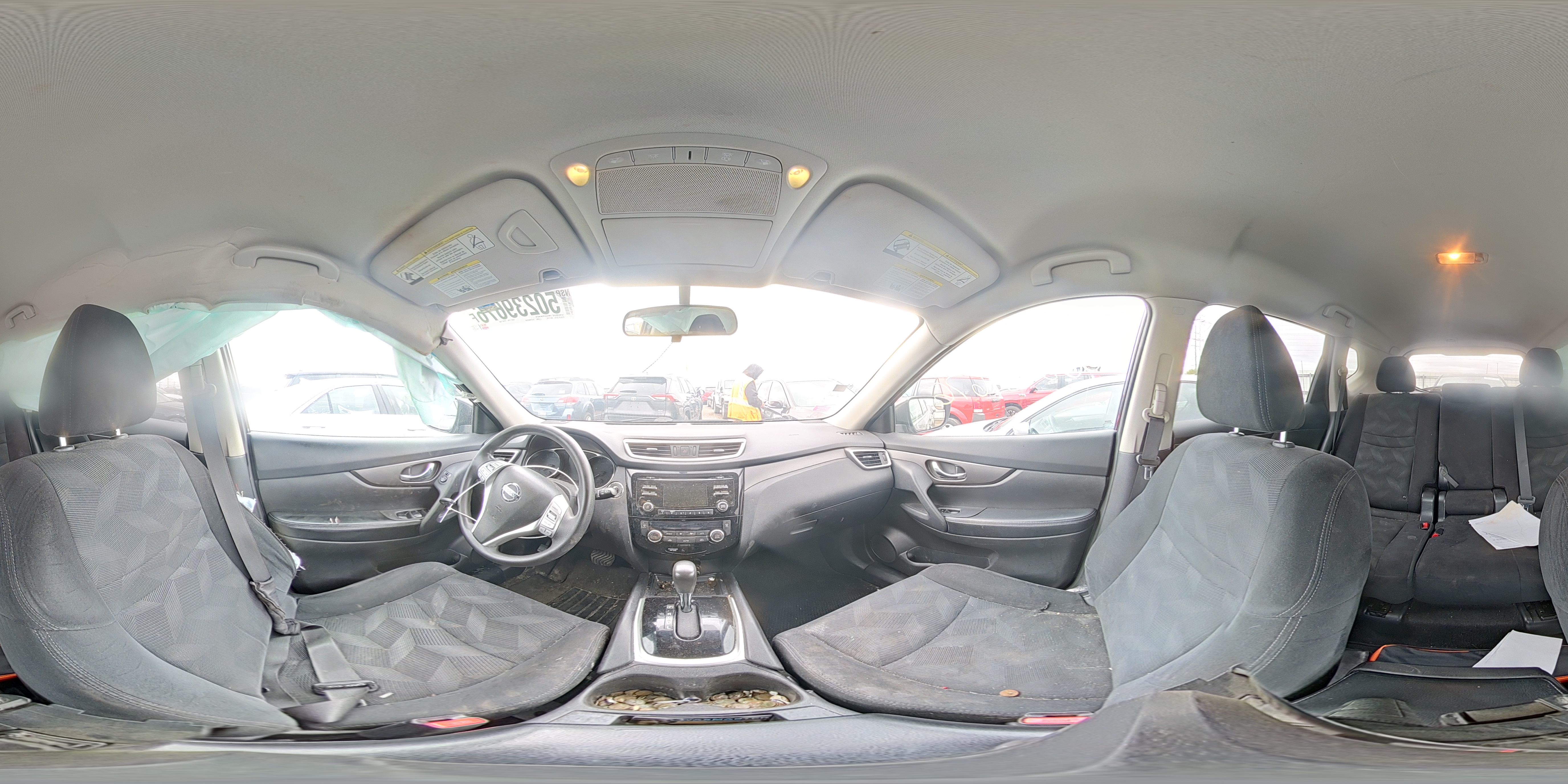 2014 Nissan Rogue Sv Black vin: 5N1AT2MV2EC767993