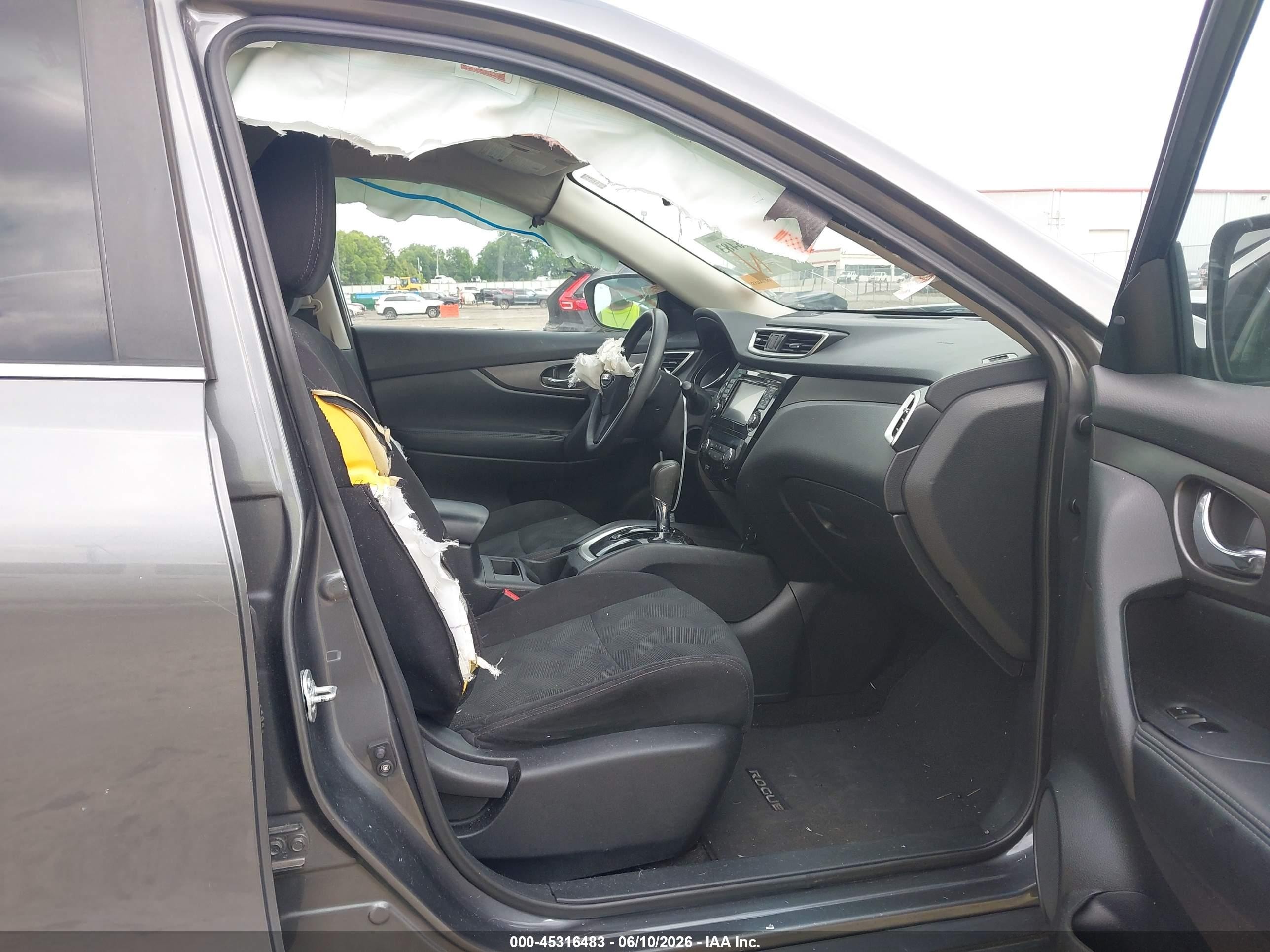 2014 Nissan Rogue Sv Gray vin: 5N1AT2MV2EC772580