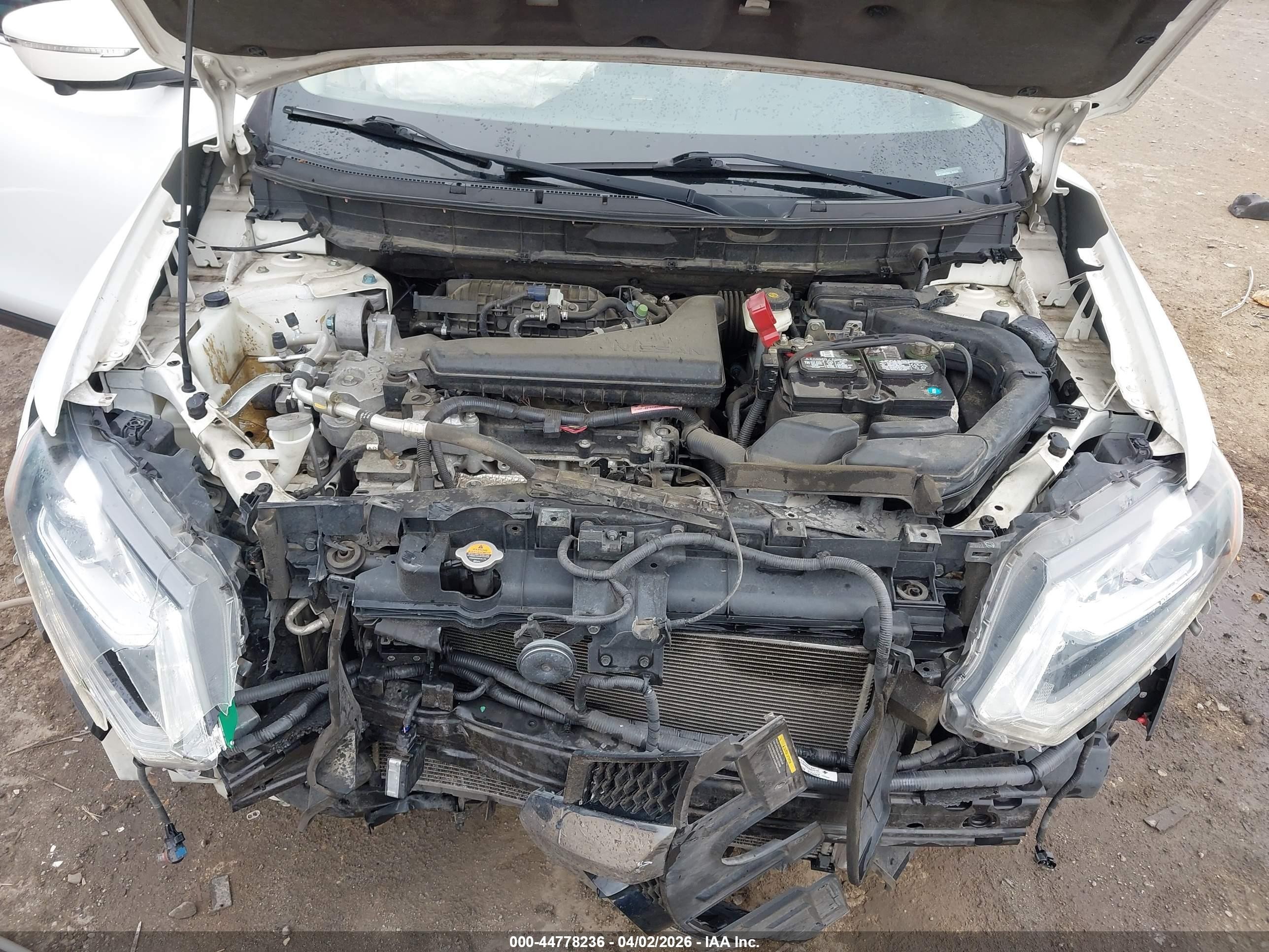 2014 Nissan Rogue Sl White vin: 5N1AT2MV2EC787676