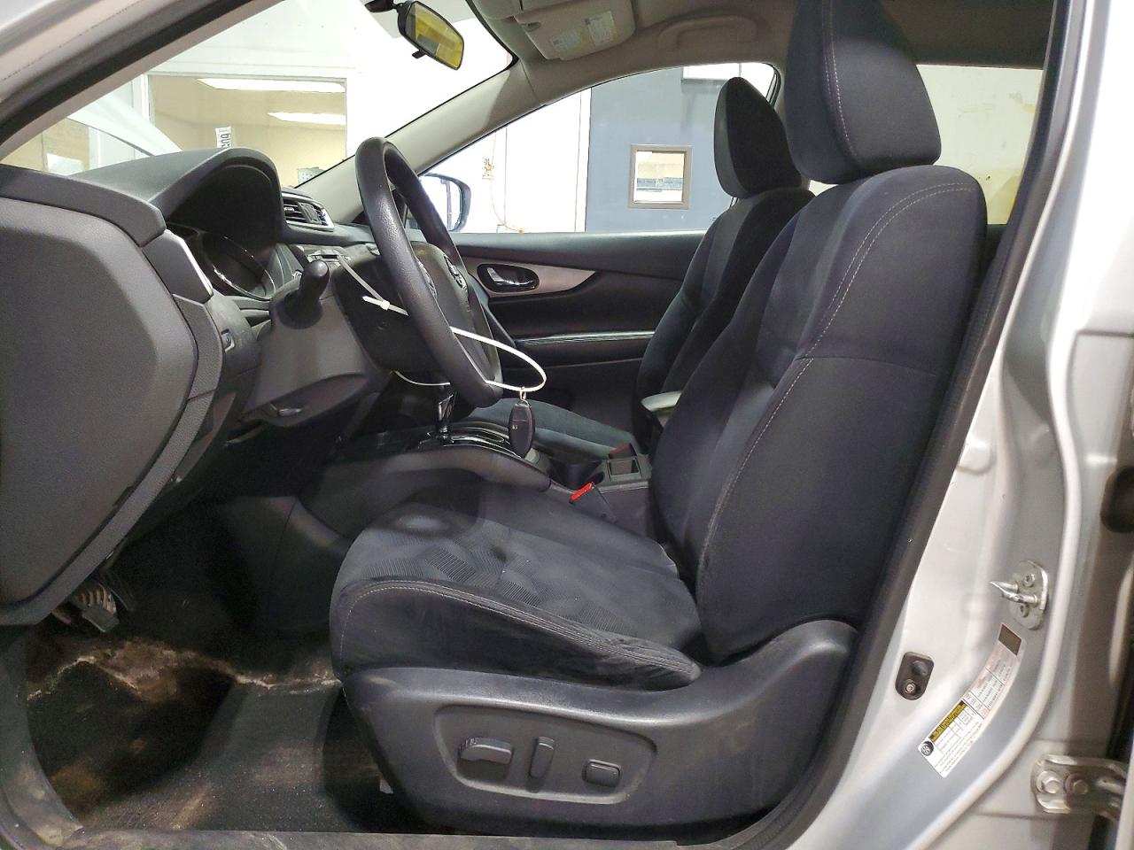 2014 Nissan Rogue Sv Silver vin: 5N1AT2MV2EC788956
