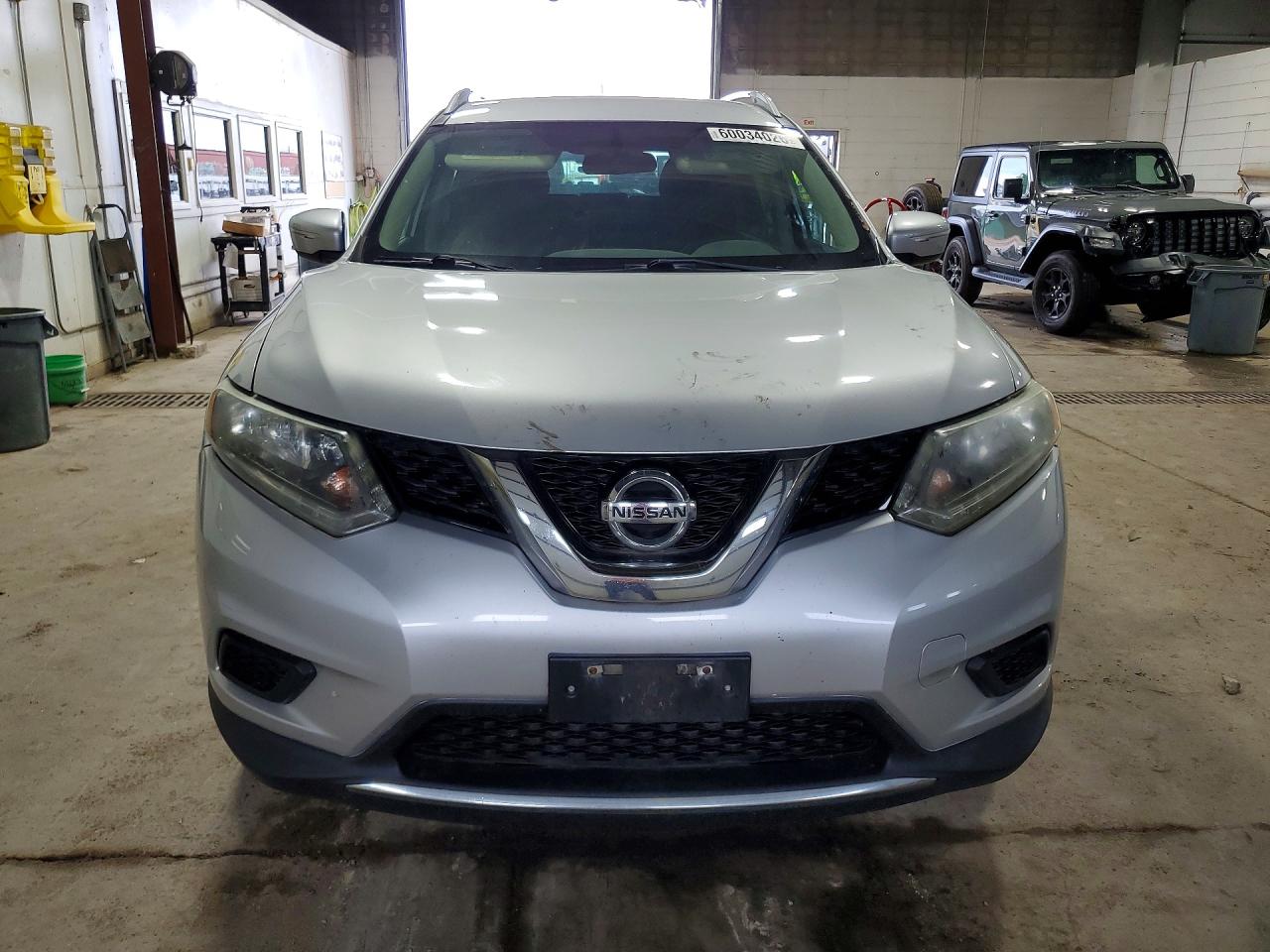 2014 Nissan Rogue Sv Silver vin: 5N1AT2MV2EC788956