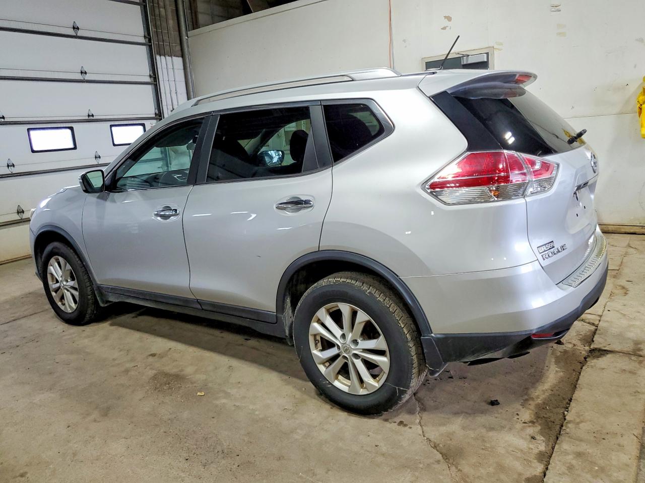 2014 Nissan Rogue Sv Silver vin: 5N1AT2MV2EC788956