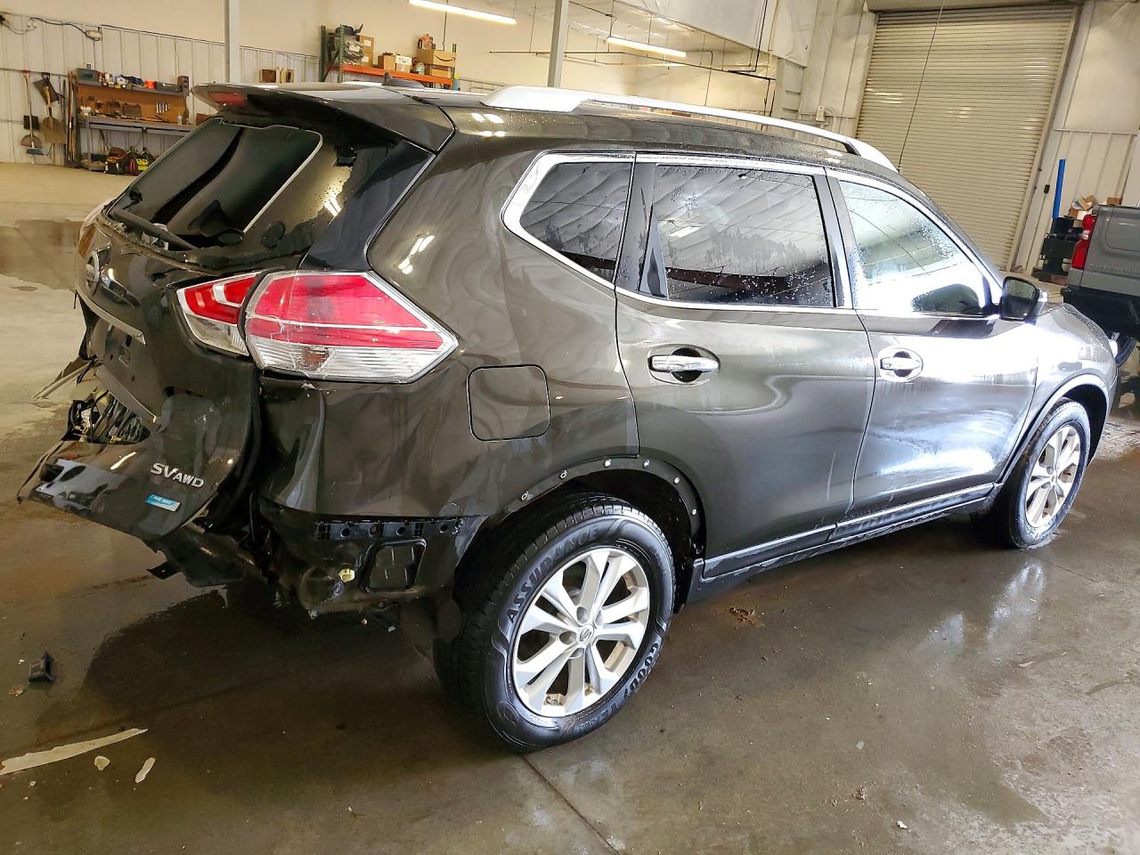 2014 Nissan Rogue S Green vin: 5N1AT2MV2EC790366