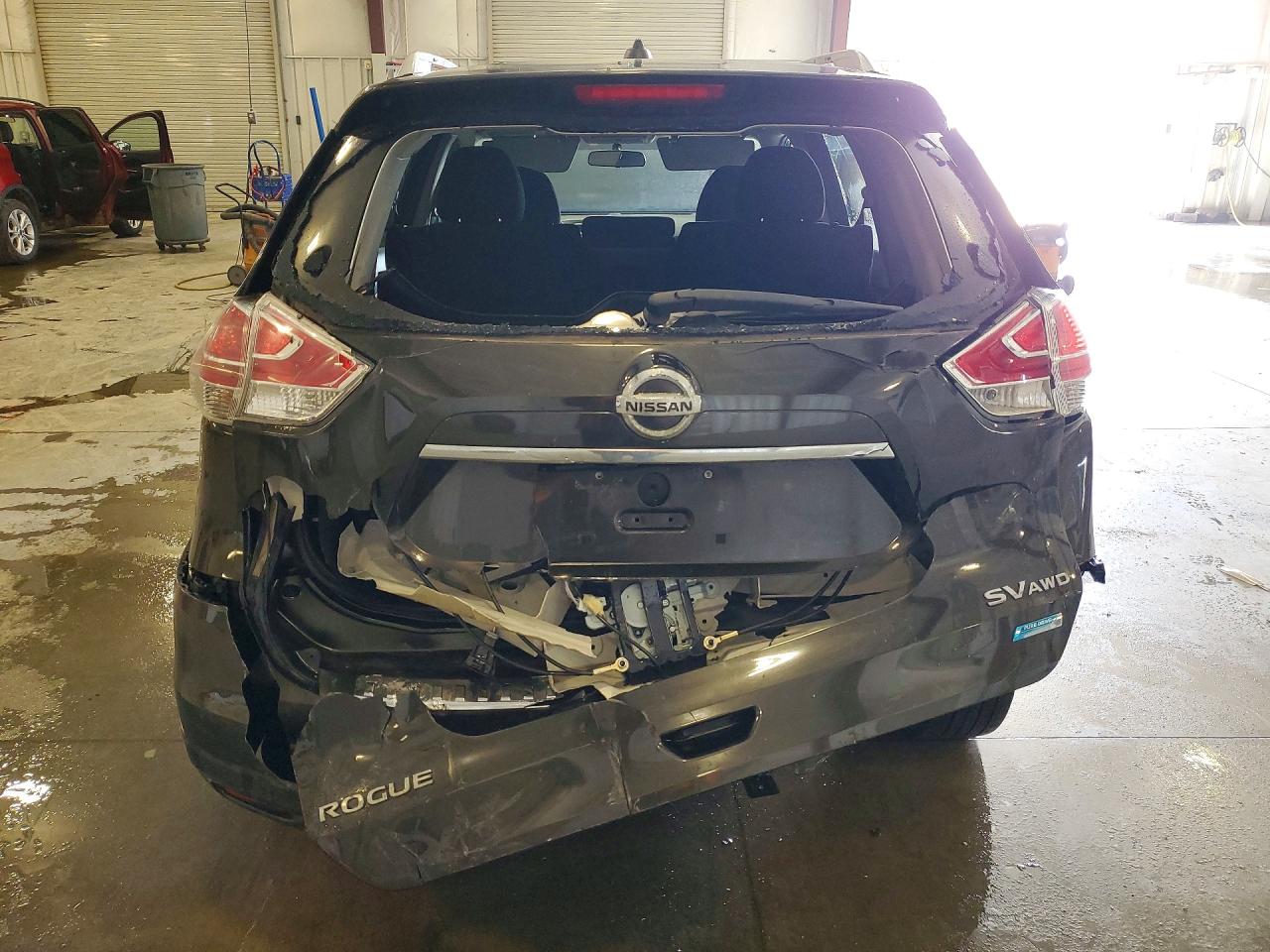 2014 Nissan Rogue S Green vin: 5N1AT2MV2EC790366