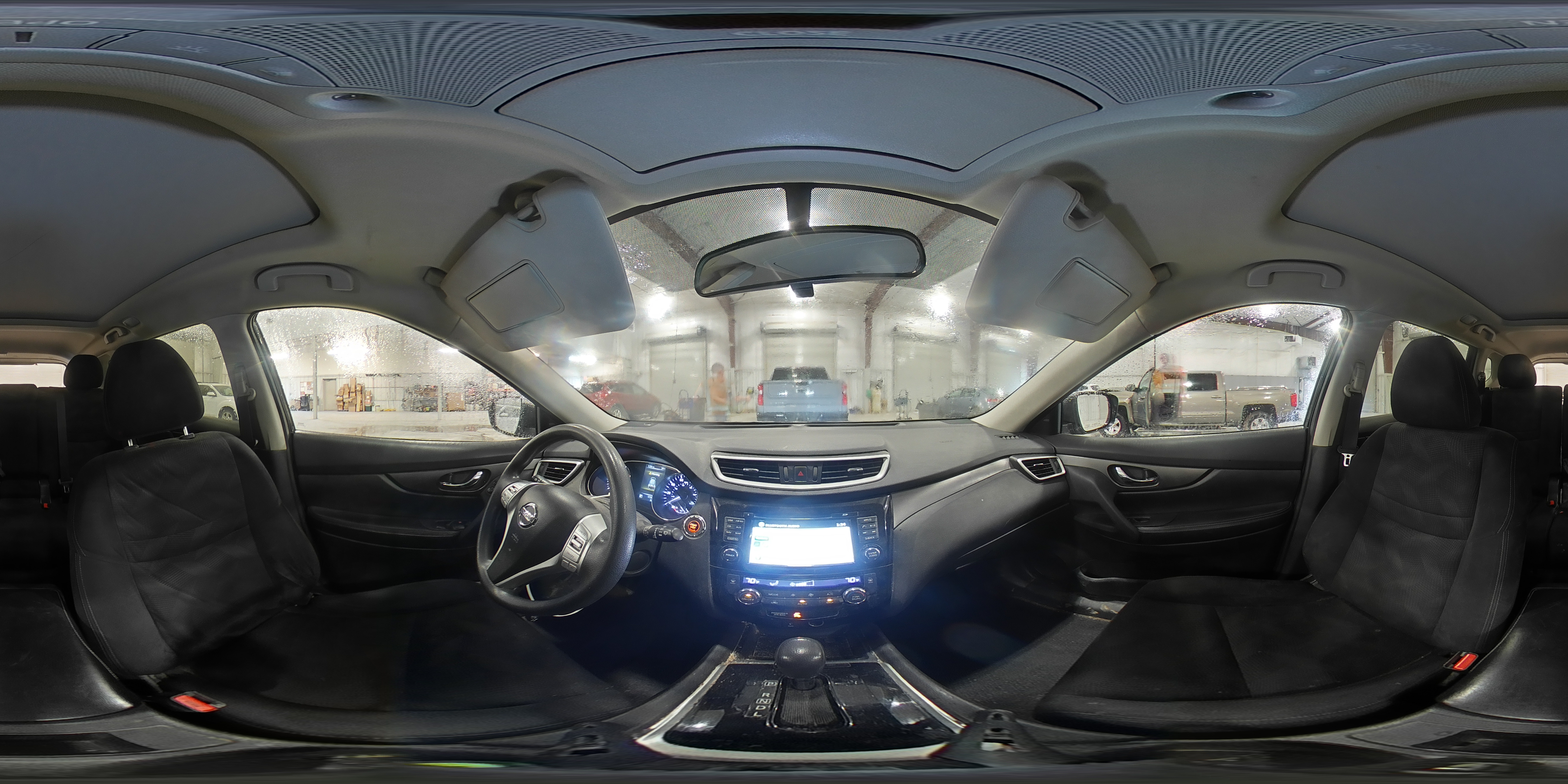2014 Nissan Rogue S Green vin: 5N1AT2MV2EC790366