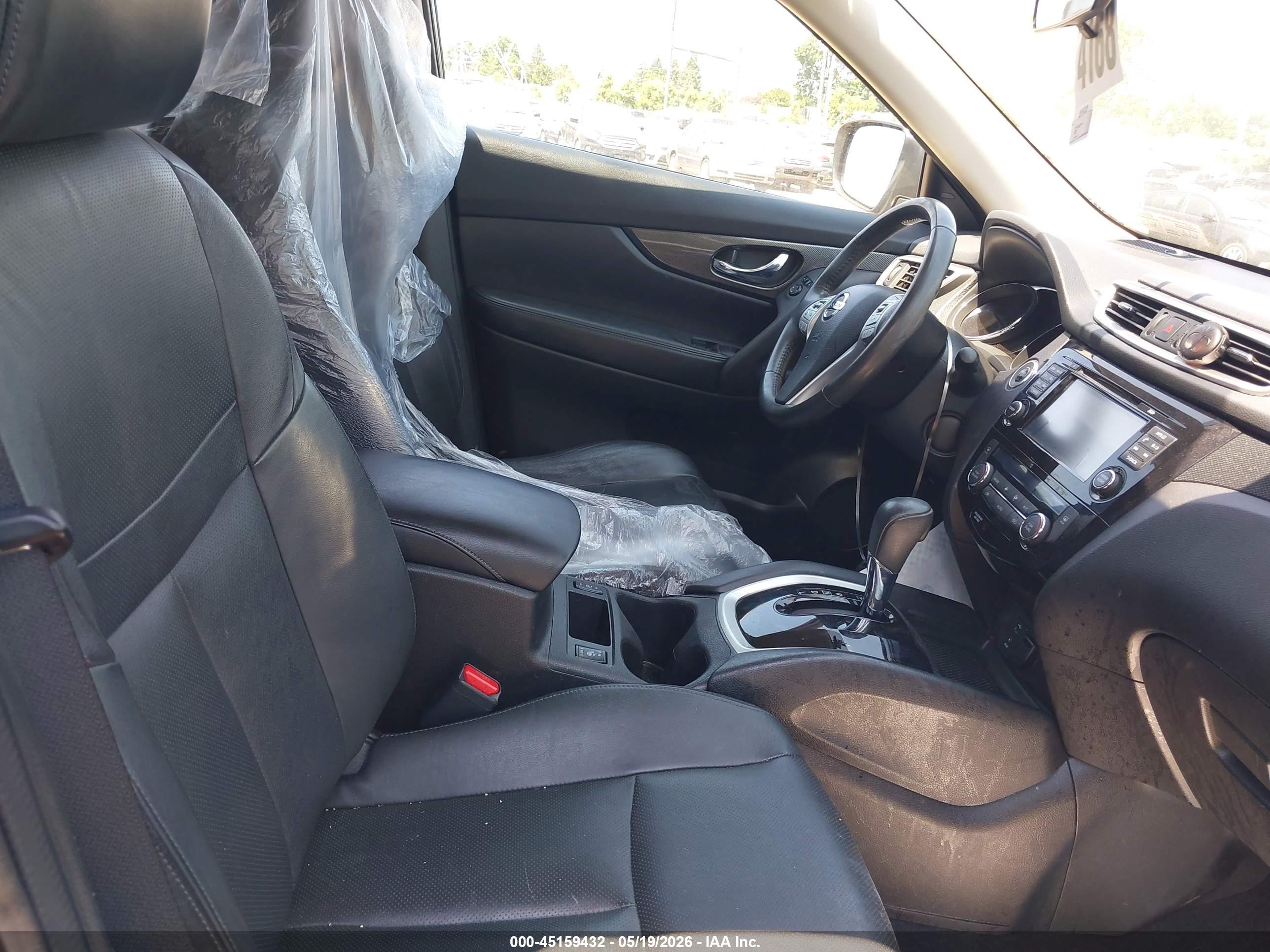 2014 Nissan Rogue Sl Gray vin: 5N1AT2MV2EC791856