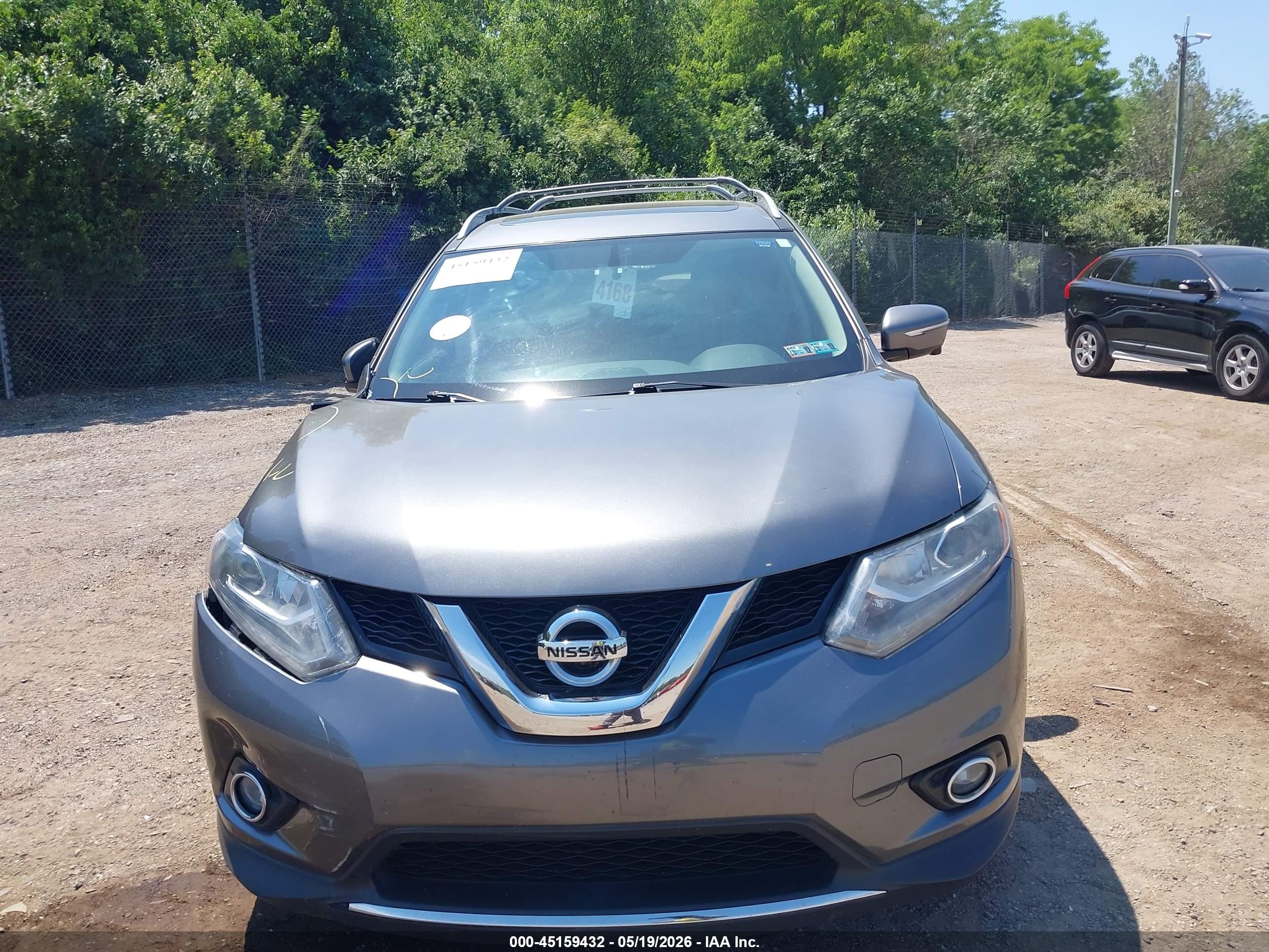 2014 Nissan Rogue Sl Gray vin: 5N1AT2MV2EC791856