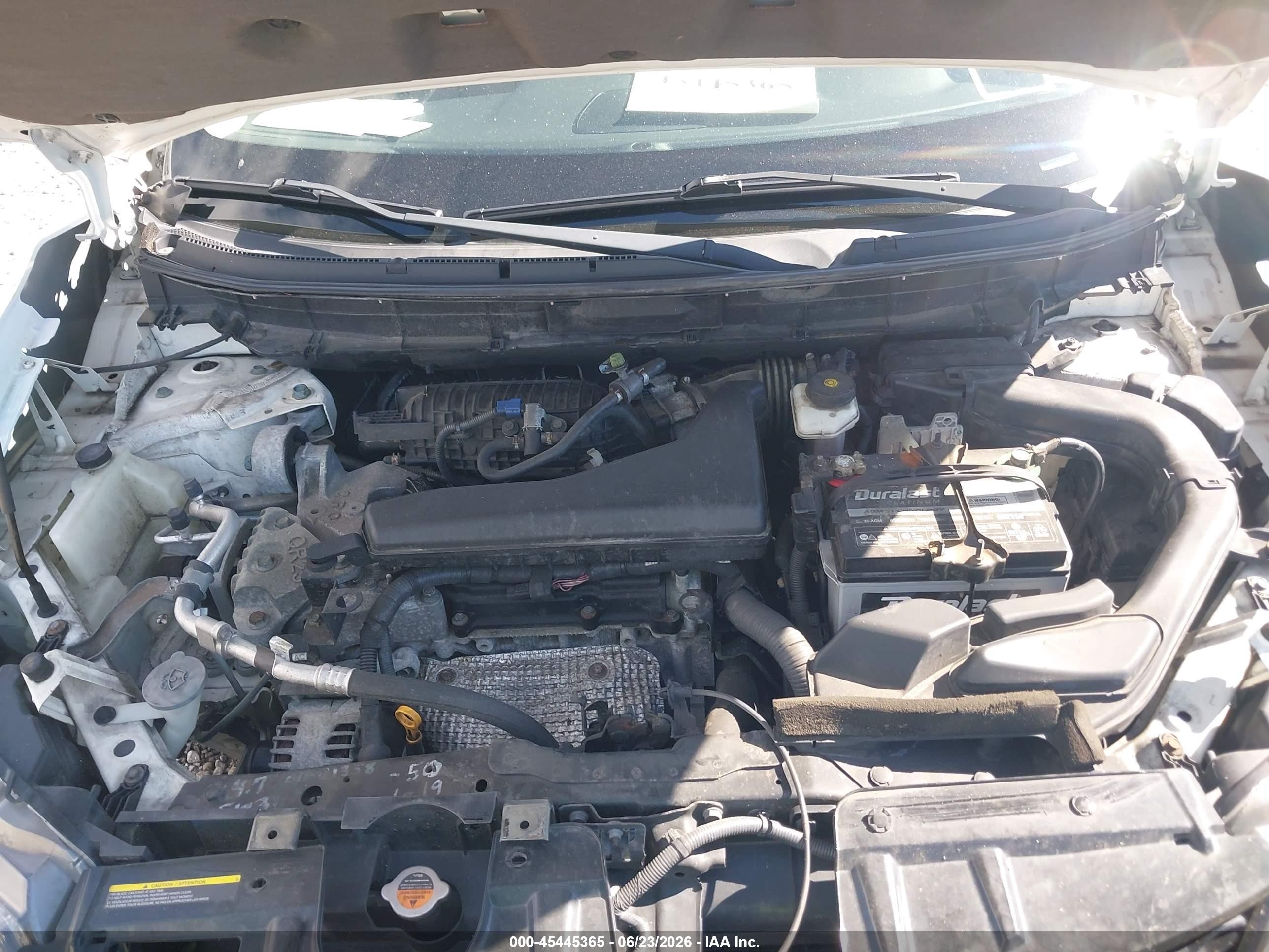 2014 Nissan Rogue Sl White vin: 5N1AT2MV2EC796927