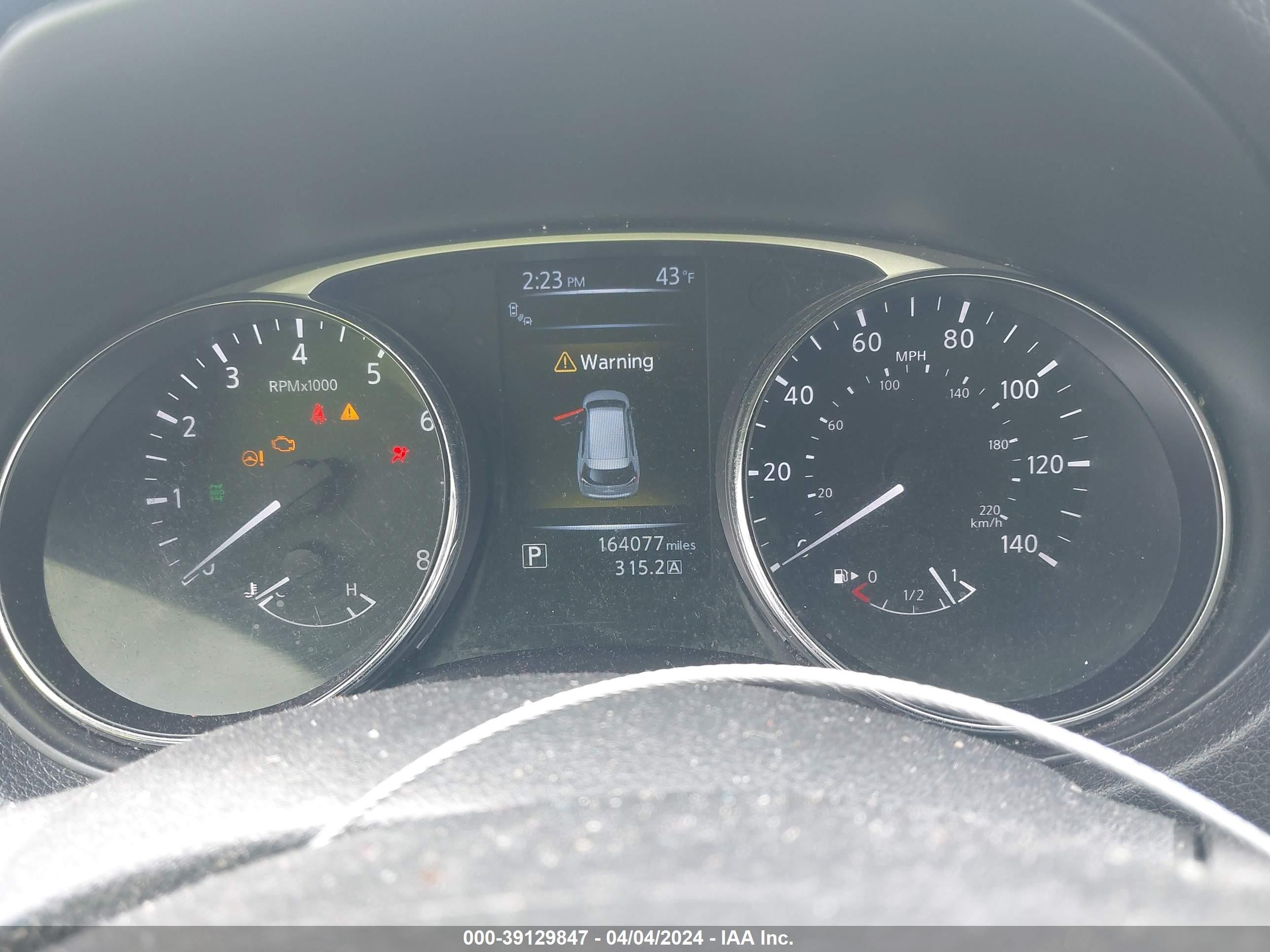2014 Nissan Rogue Sl Gray vin: 5N1AT2MV2EC798919