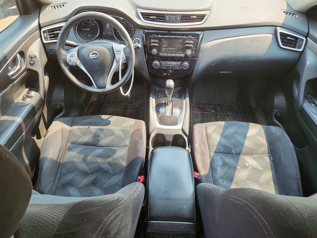 2014 Nissan Rogue S Белый vin: 5N1AT2MV2EC824113