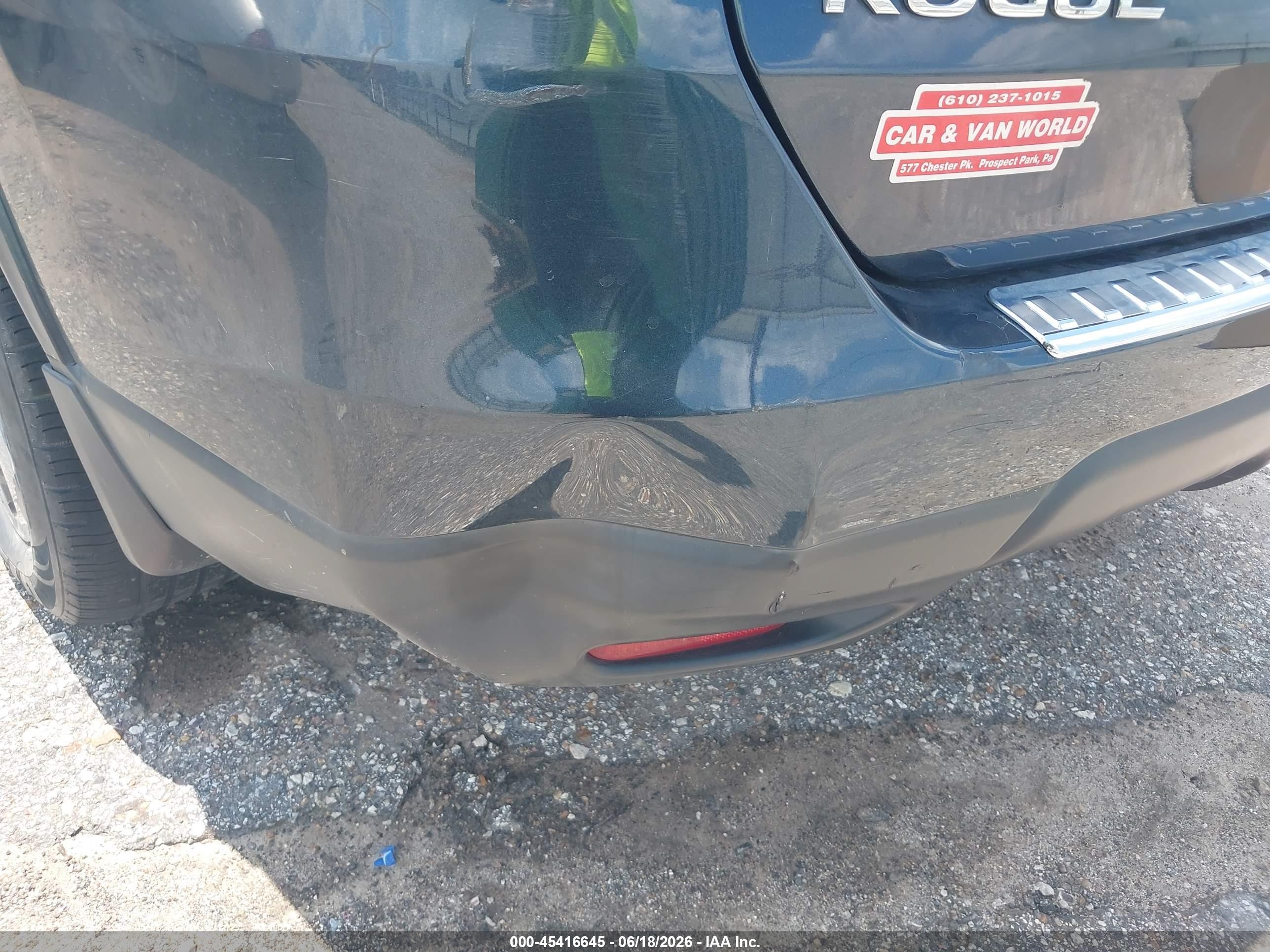 2014 Nissan Rogue Sl Blue vin: 5N1AT2MV2EC826671