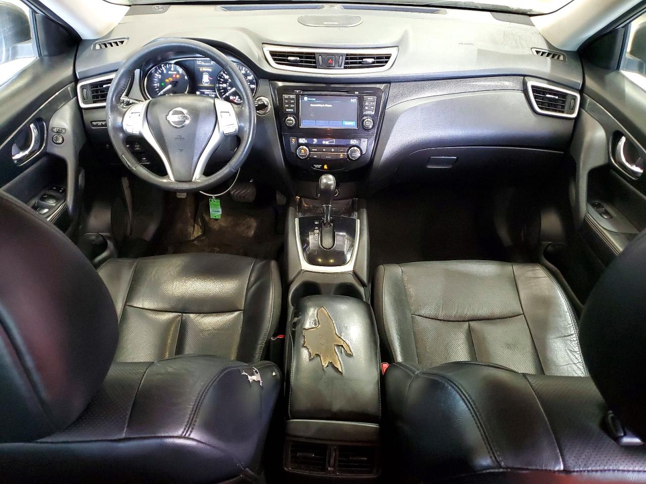 2014 Nissan Rogue Sl Silver vin: 5N1AT2MV2EC838240