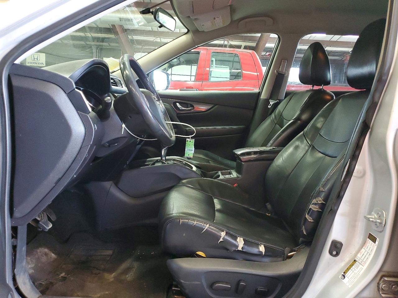 2014 Nissan Rogue Sl Silver vin: 5N1AT2MV2EC838240