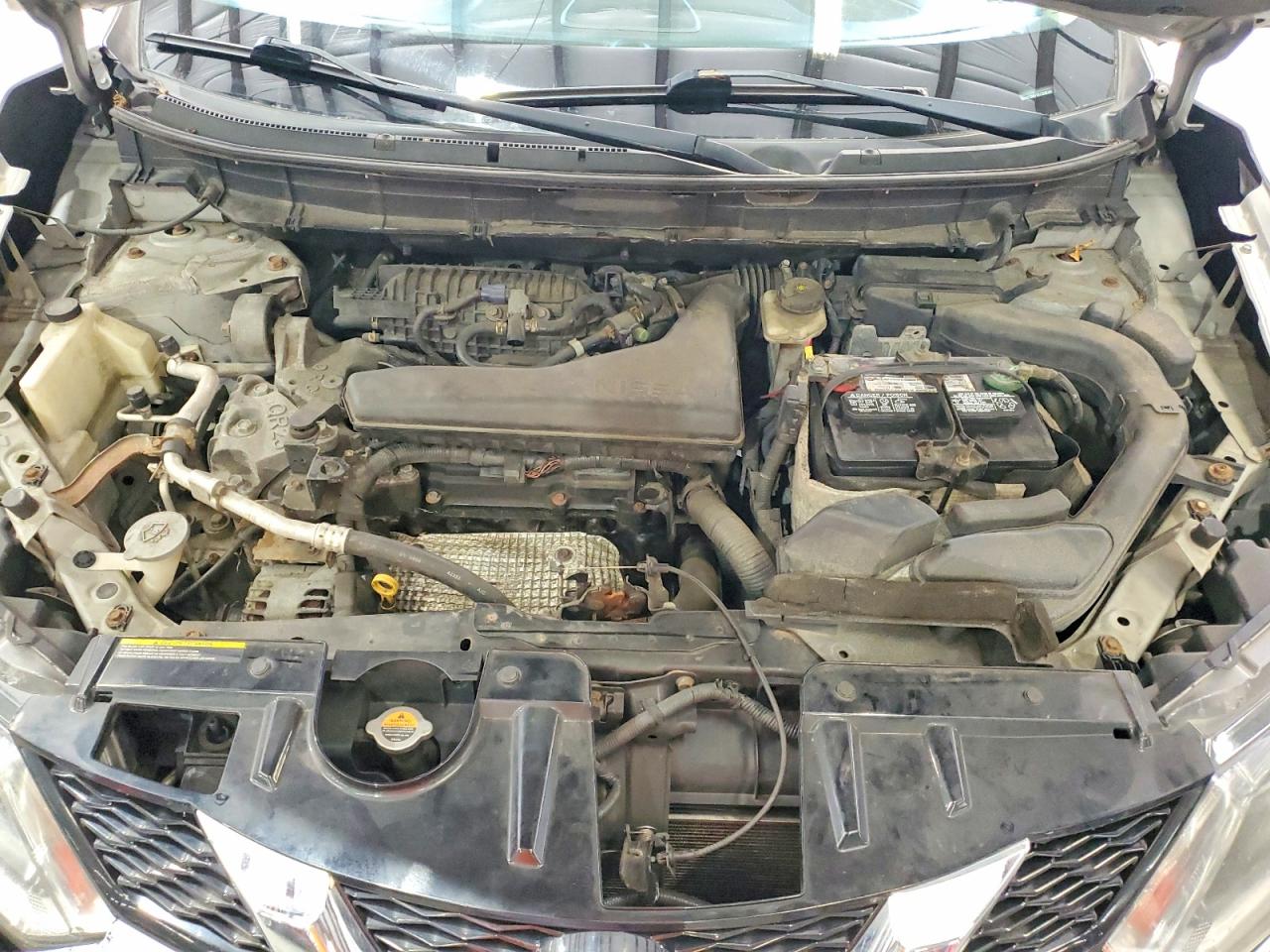 2014 Nissan Rogue Sl Silver vin: 5N1AT2MV2EC838240