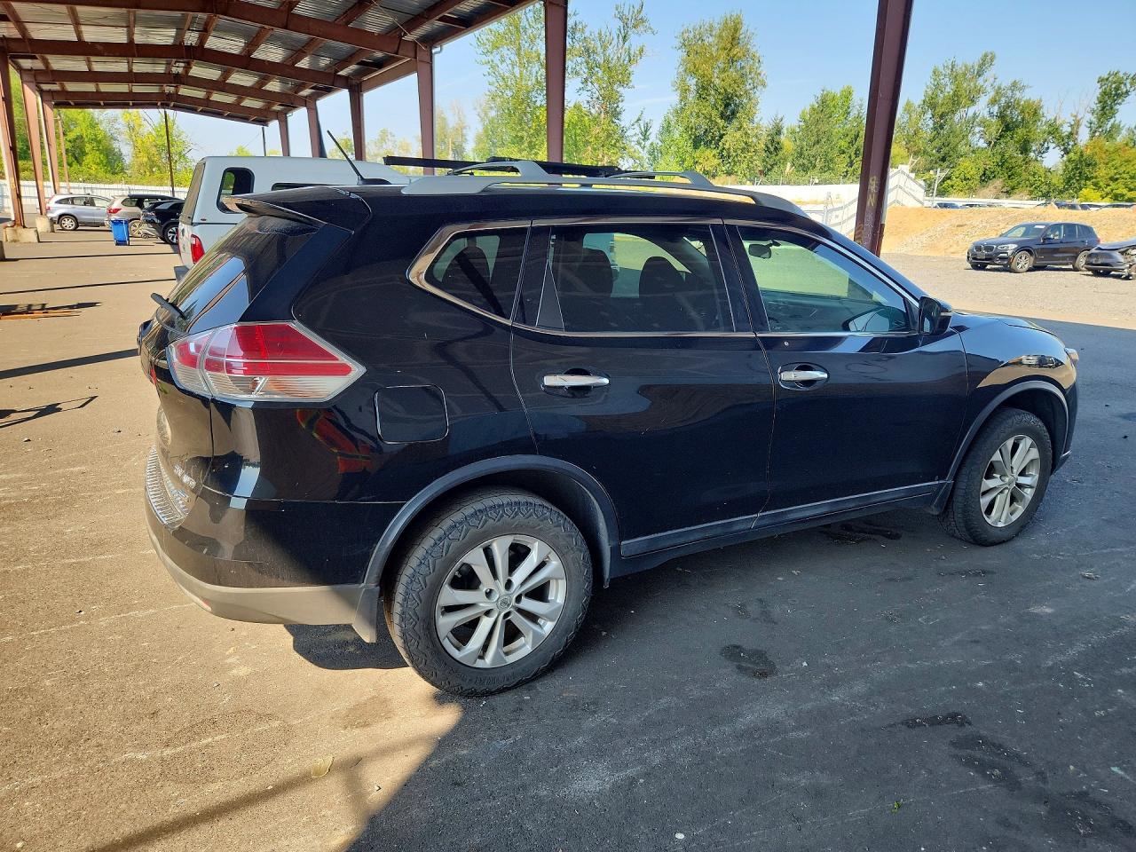 2014 Nissan Rogue Sv Черный vin: 5N1AT2MV2EC844975