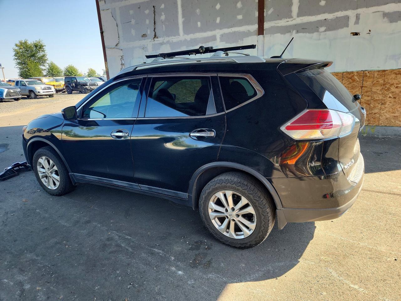 2014 Nissan Rogue Sv Черный vin: 5N1AT2MV2EC844975