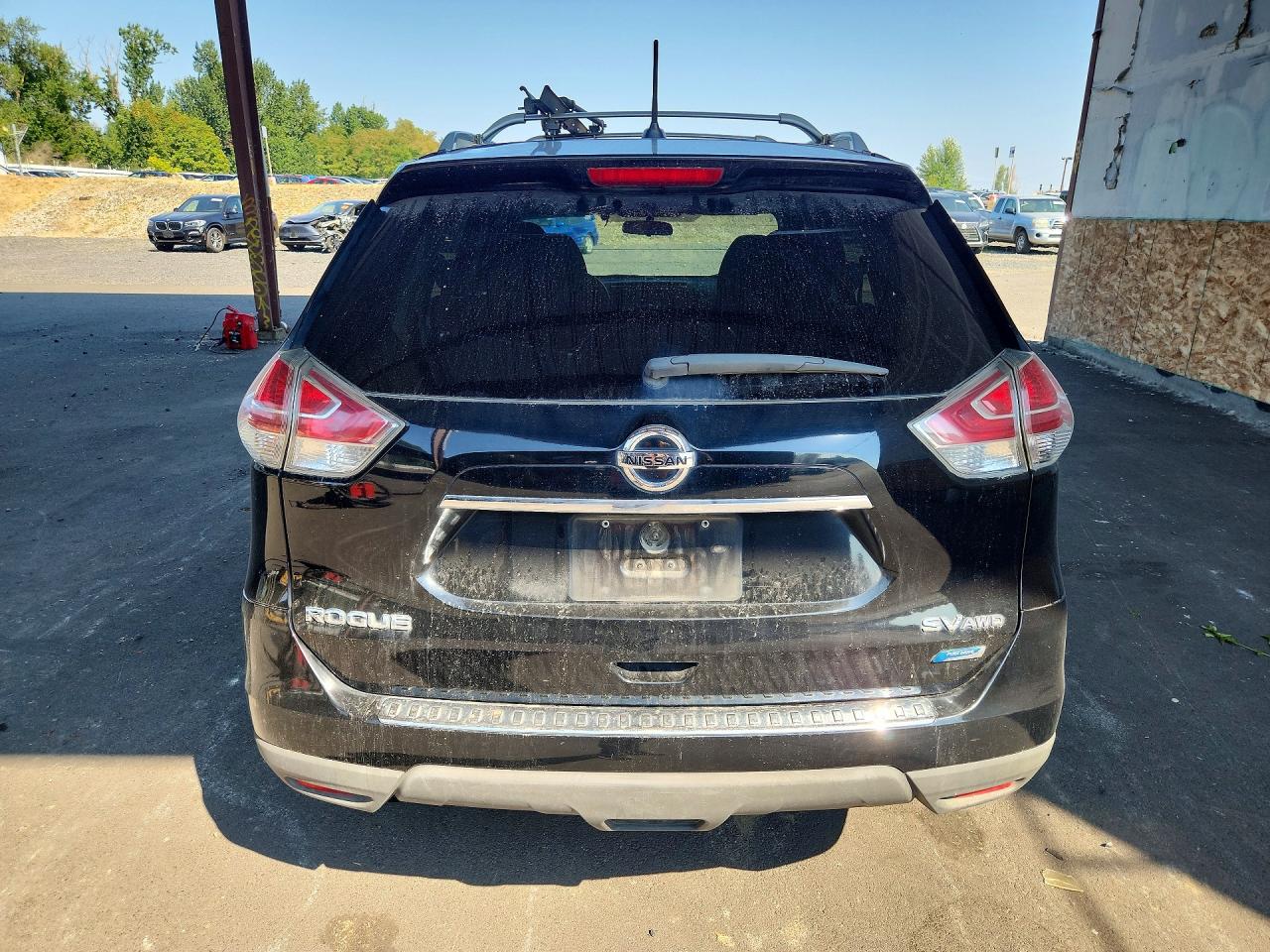 2014 Nissan Rogue Sv Черный vin: 5N1AT2MV2EC844975