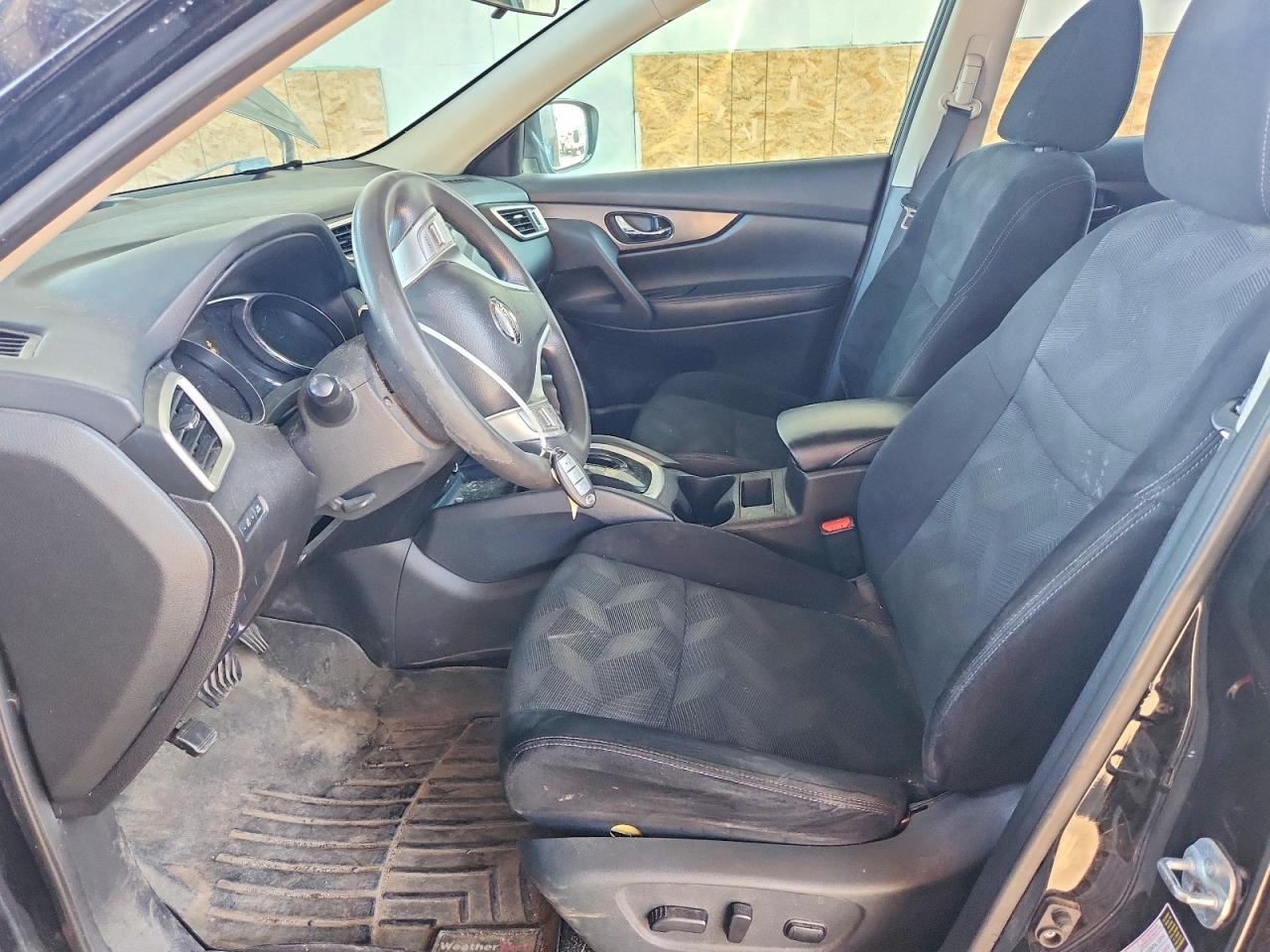 2014 Nissan Rogue Sv Черный vin: 5N1AT2MV2EC844975
