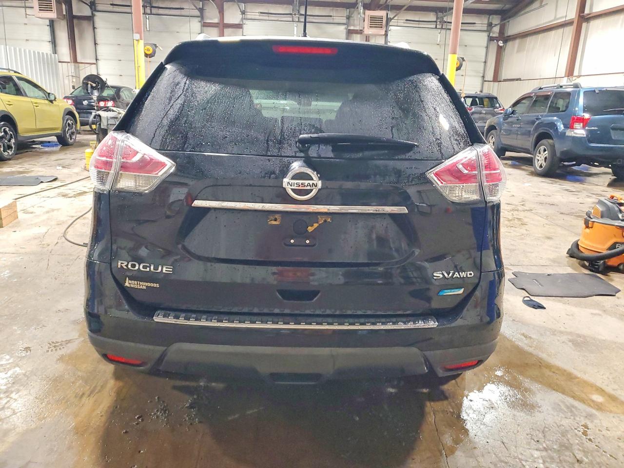 2014 Nissan Rogue Sv Black vin: 5N1AT2MV2EC851005