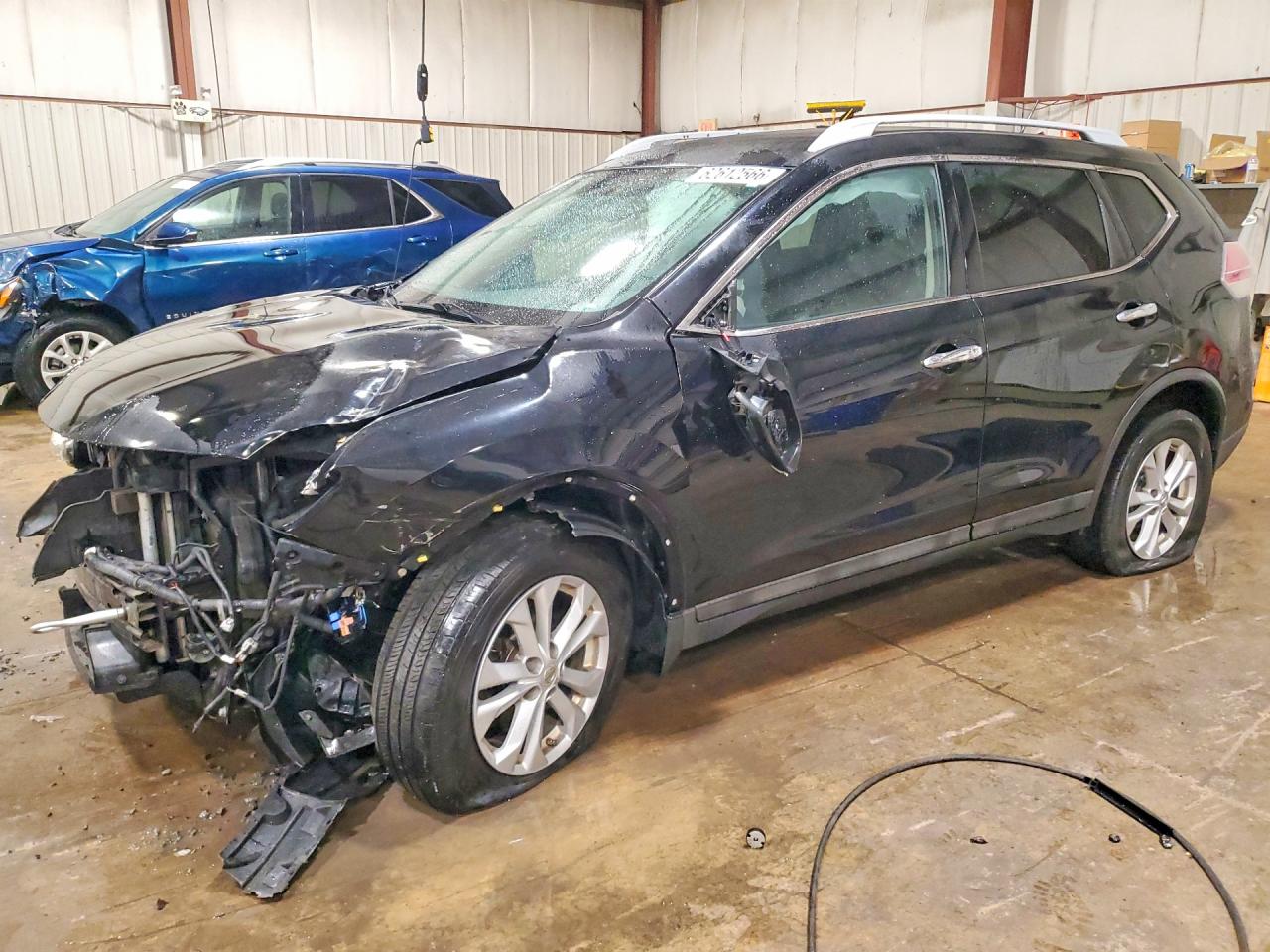 2014 Nissan Rogue Sv Black vin: 5N1AT2MV2EC851005