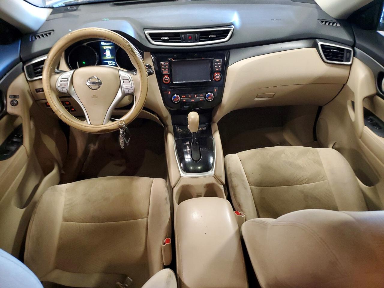 2014 Nissan Rogue Sv Gray vin: 5N1AT2MV2EC862084