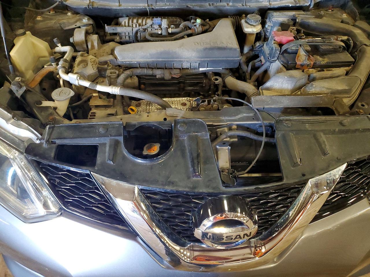 2014 Nissan Rogue Sv Gray vin: 5N1AT2MV2EC862084
