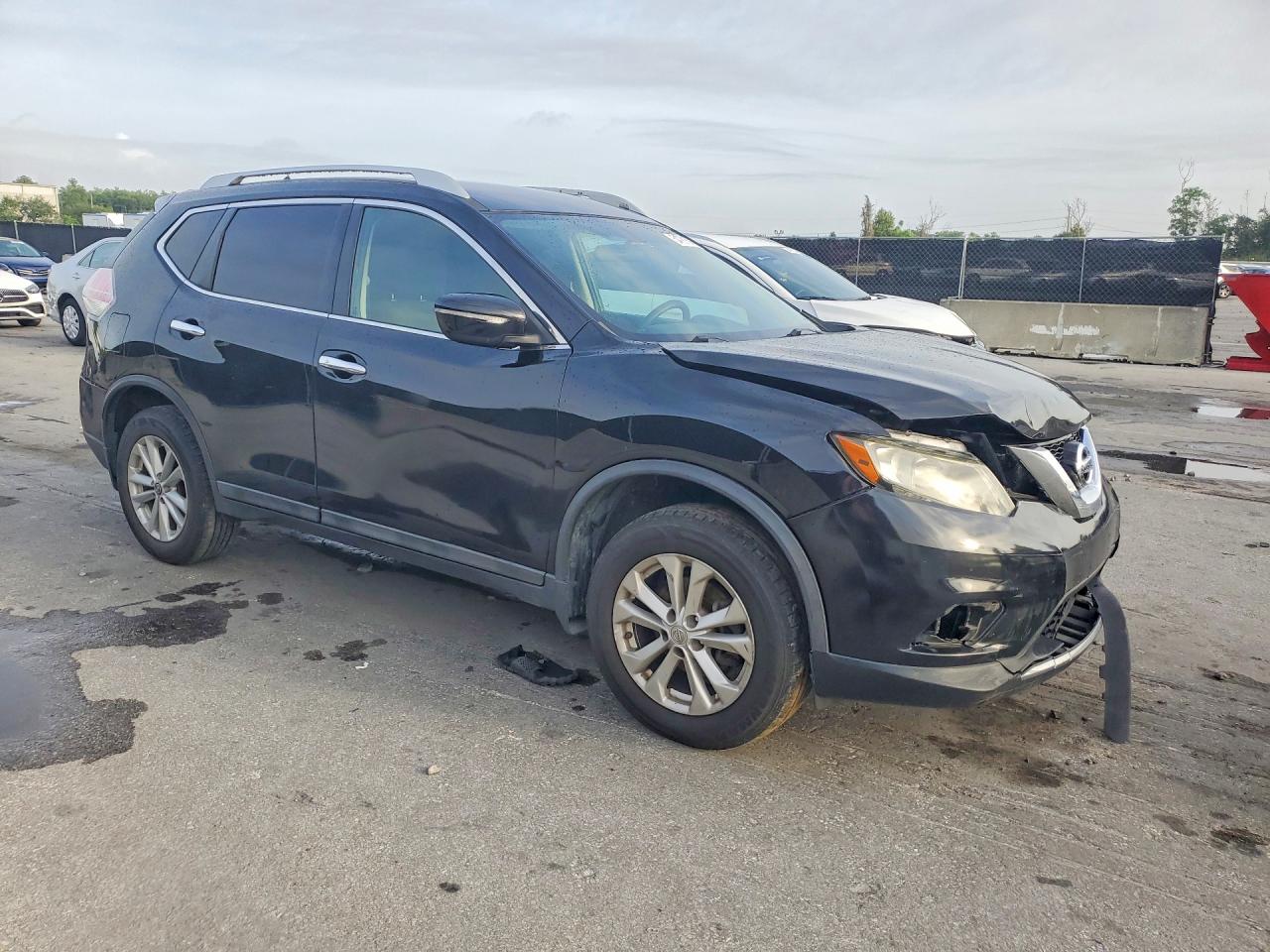 2014 Nissan Rogue Sv Black vin: 5N1AT2MV2EC864269