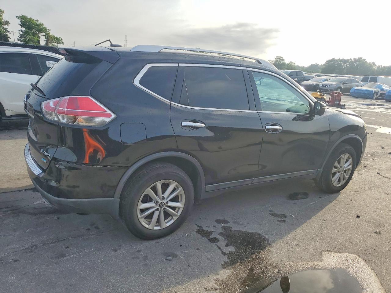 2014 Nissan Rogue Sv Black vin: 5N1AT2MV2EC864269