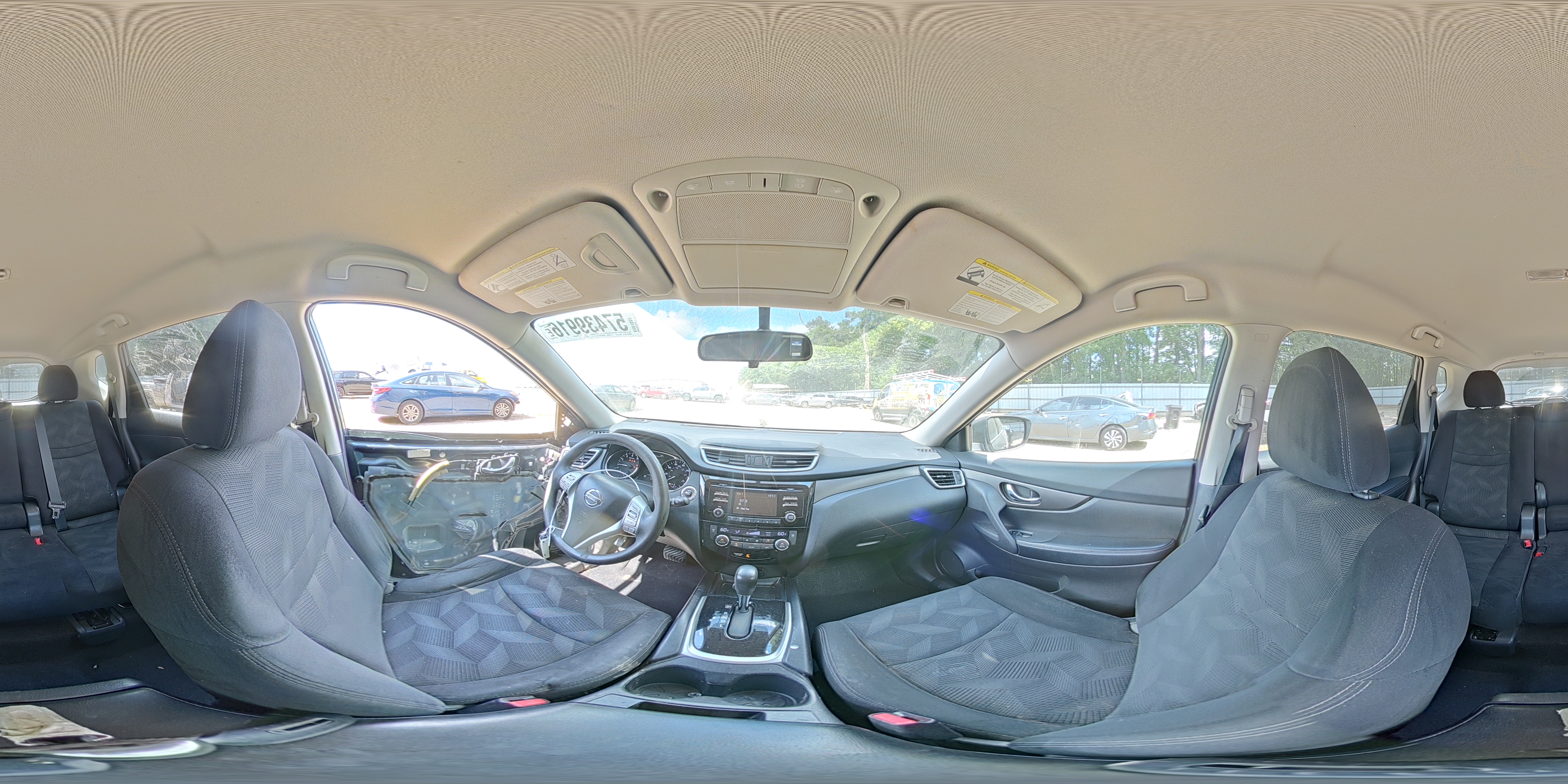 2014 Nissan Rogue Sv Blue vin: 5N1AT2MV2EC864711