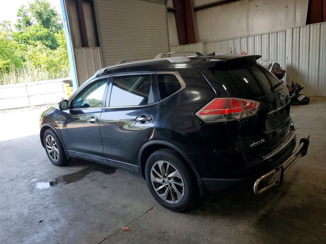 2014 Nissan Rogue Sl Black vin: 5N1AT2MV2EC864773