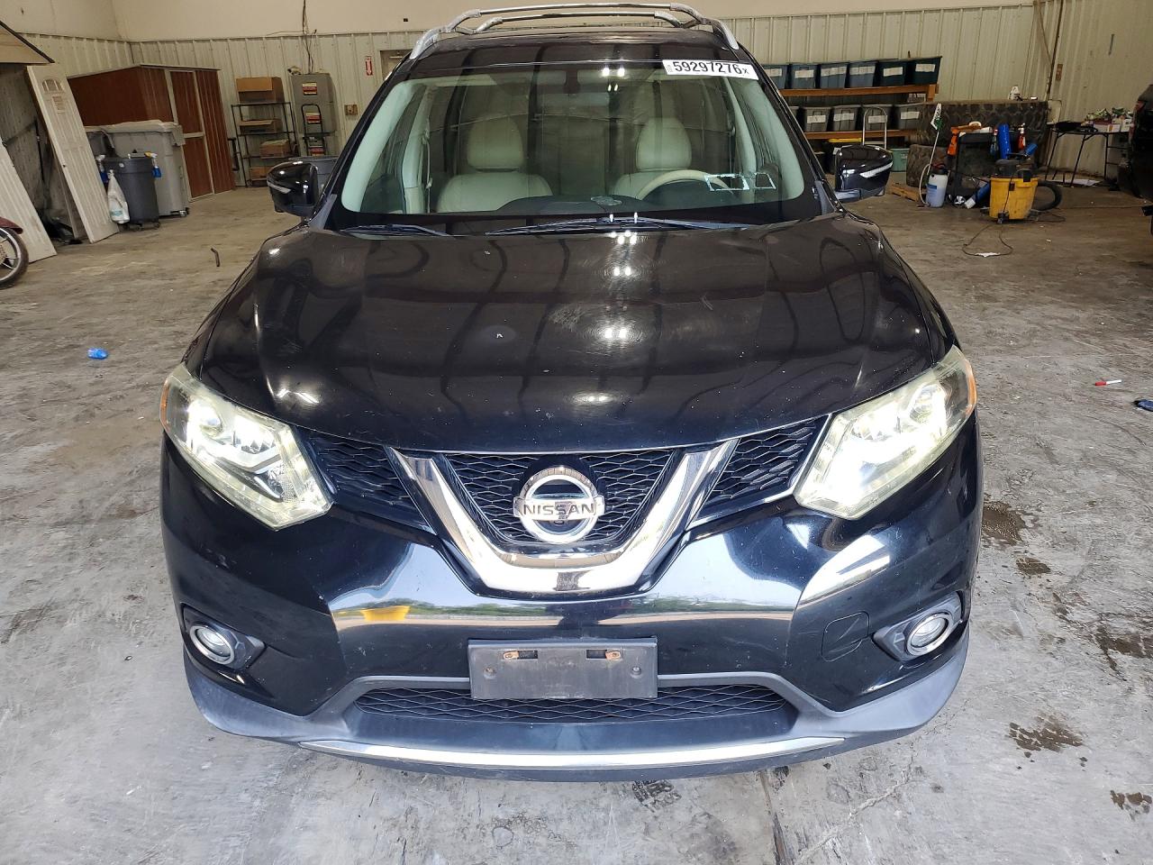 2014 Nissan Rogue Sl Black vin: 5N1AT2MV2EC864773