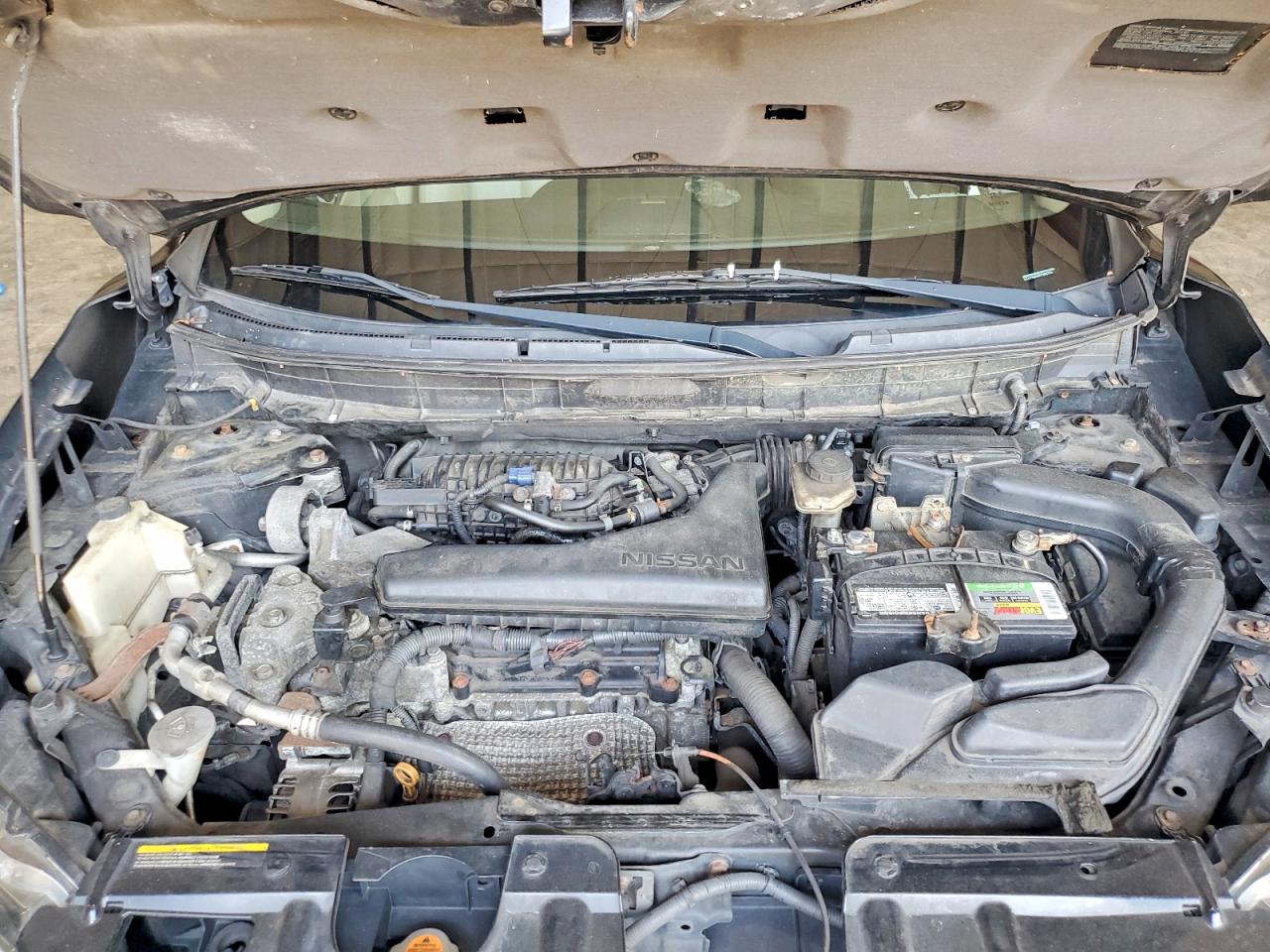 2014 Nissan Rogue Sl Black vin: 5N1AT2MV2EC864773