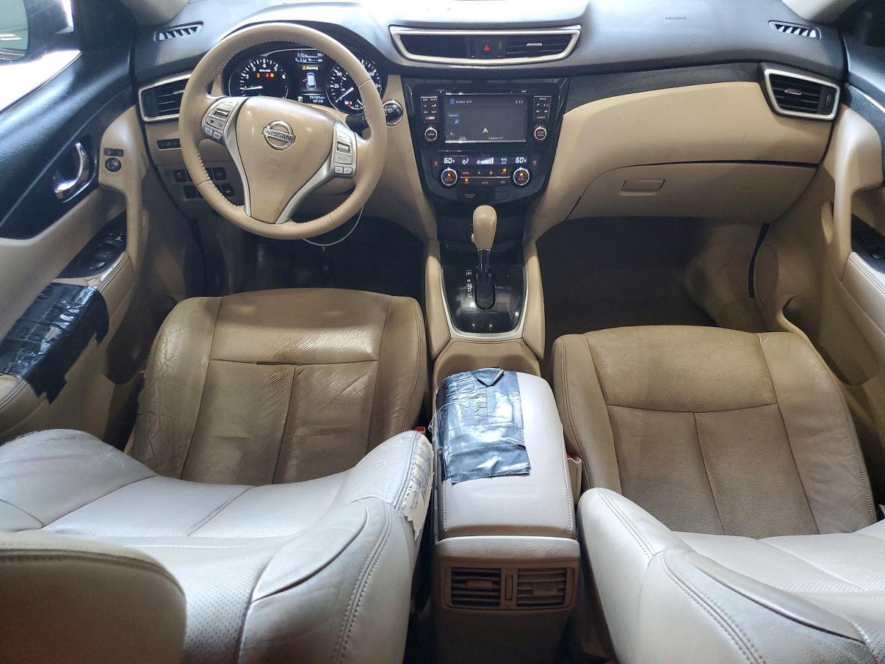 2014 Nissan Rogue Sl Black vin: 5N1AT2MV2EC864773