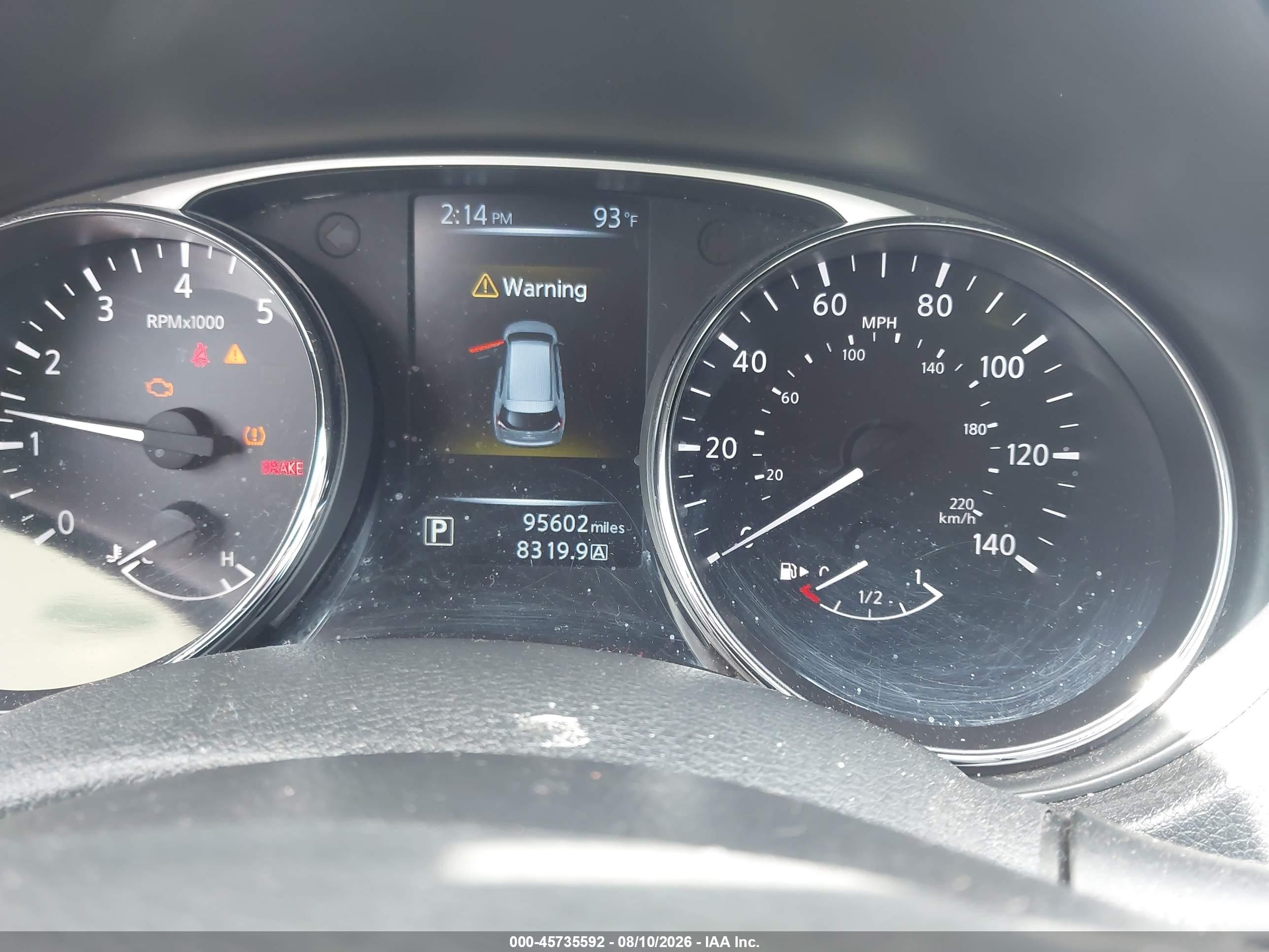 2015 Nissan Rogue Sv Silver vin: 5N1AT2MV2FC753075