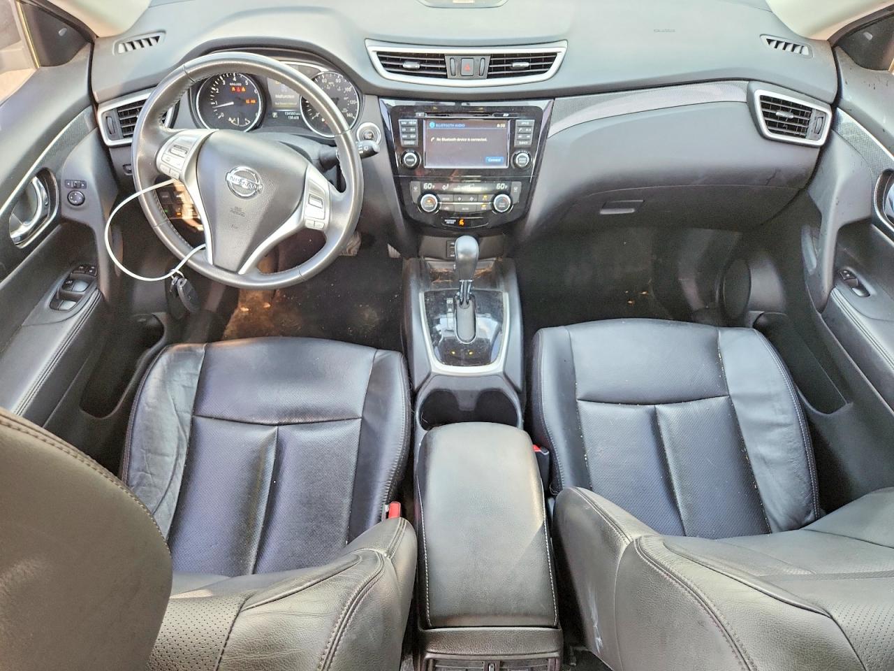 2015 Nissan Rogue Sl Silver vin: 5N1AT2MV2FC771186