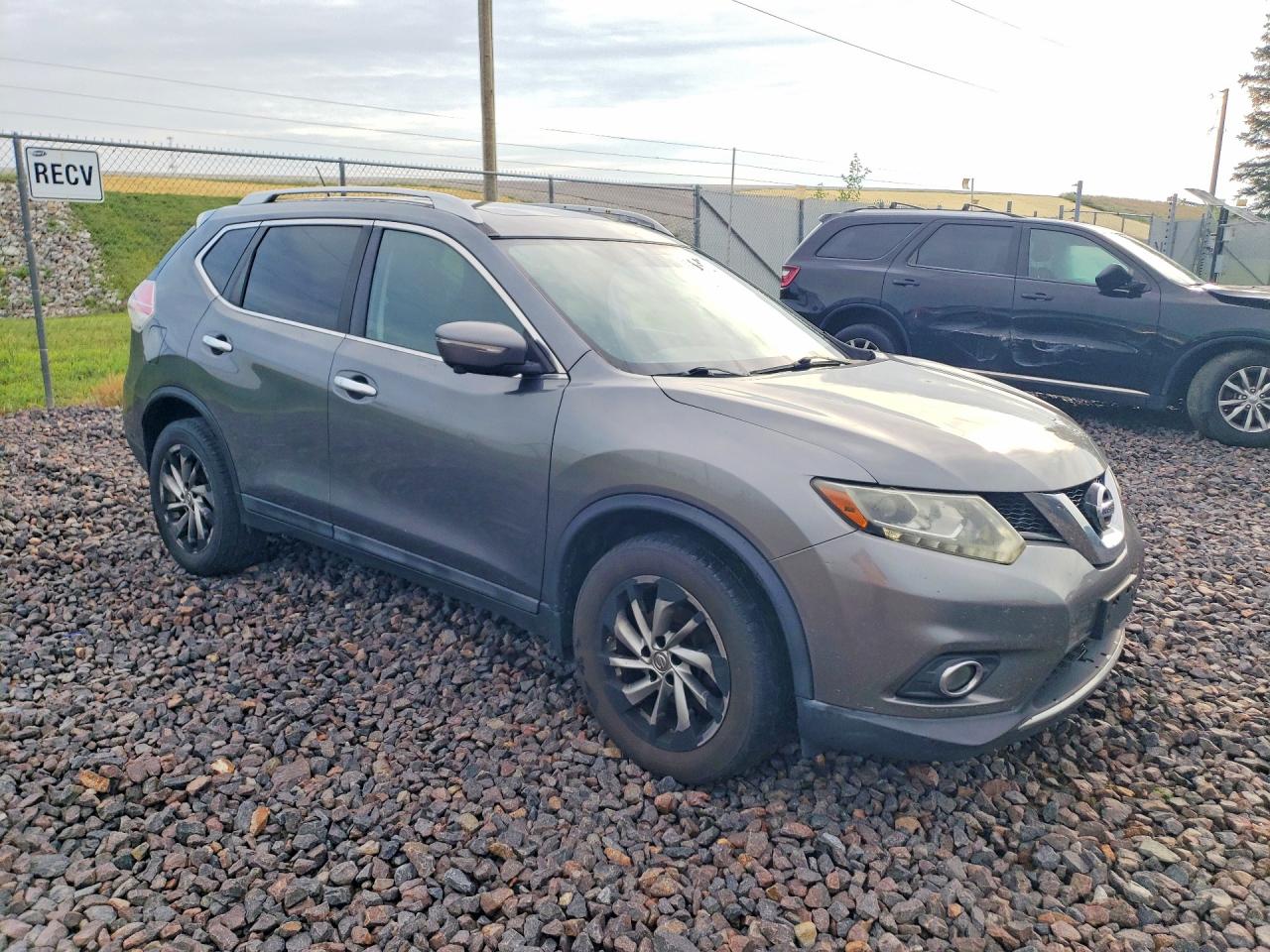 2015 Nissan Rogue Sl Gray vin: 5N1AT2MV2FC771267