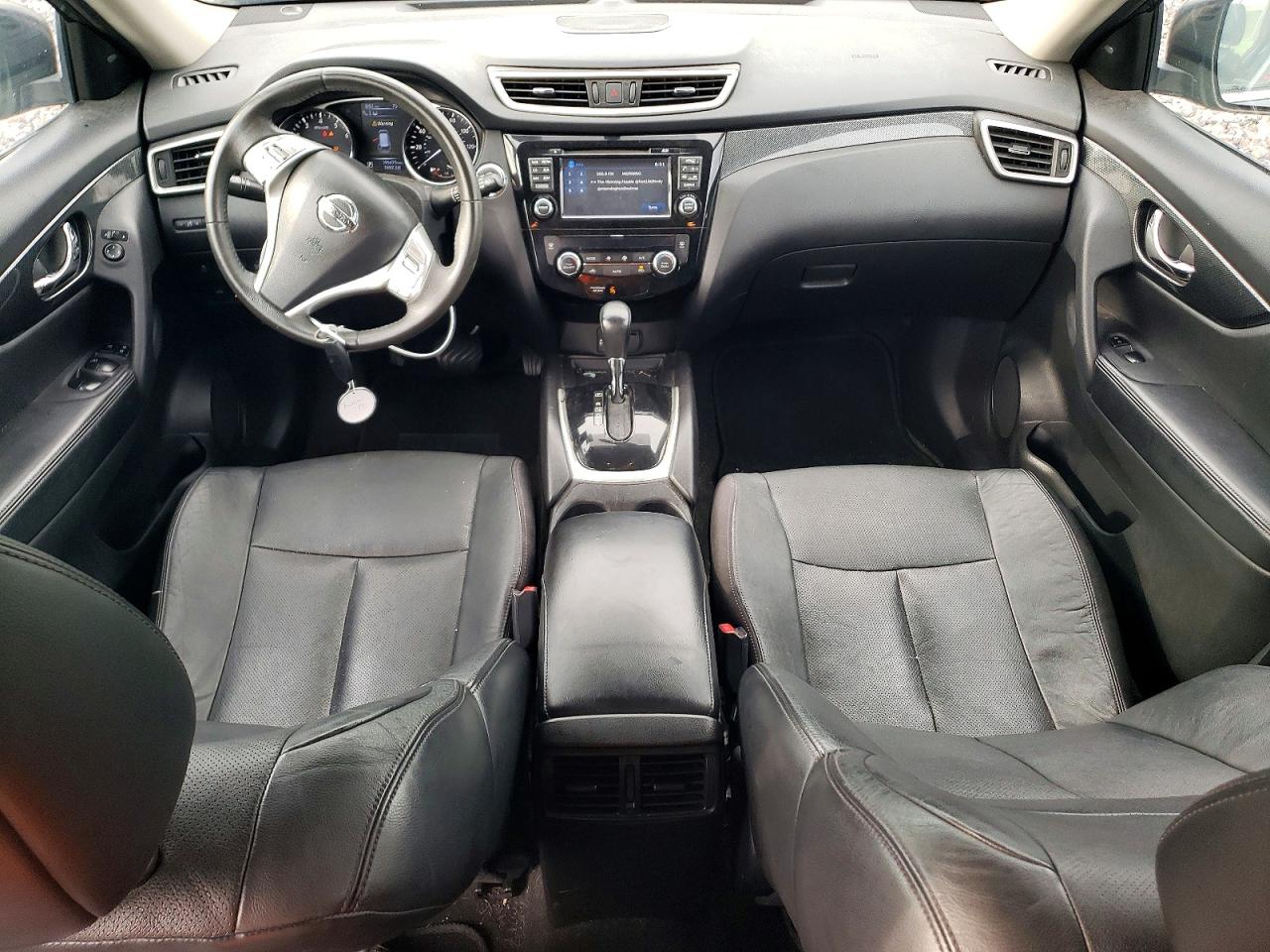 2015 Nissan Rogue Sl Gray vin: 5N1AT2MV2FC771267