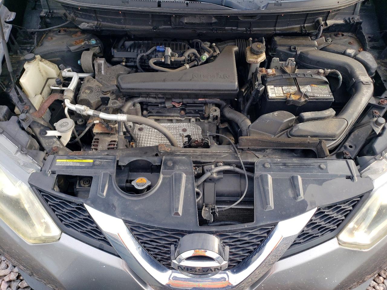 2015 Nissan Rogue Sl Gray vin: 5N1AT2MV2FC771267