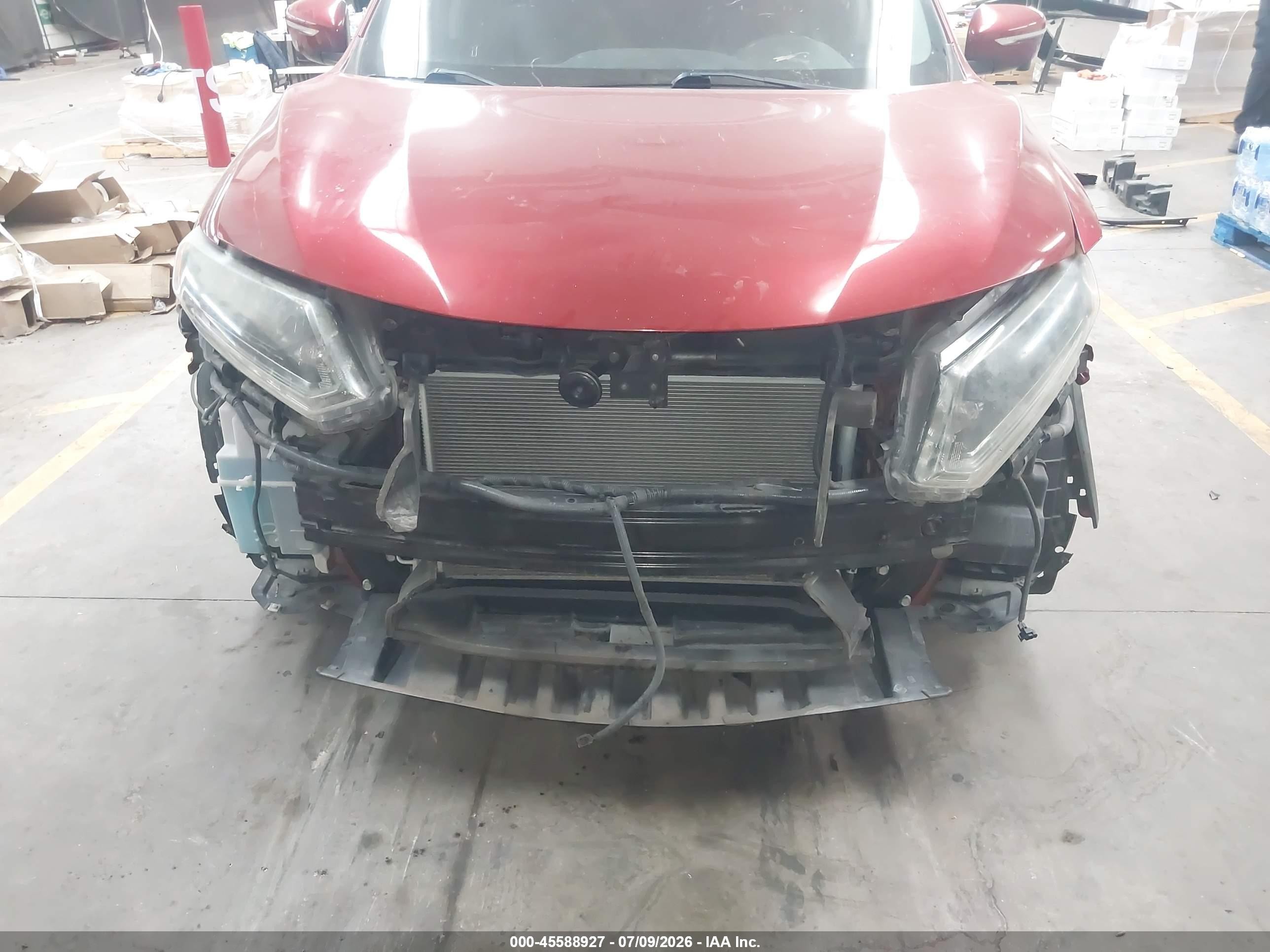 2015 Nissan Rogue Sl Красный vin: 5N1AT2MV2FC776131