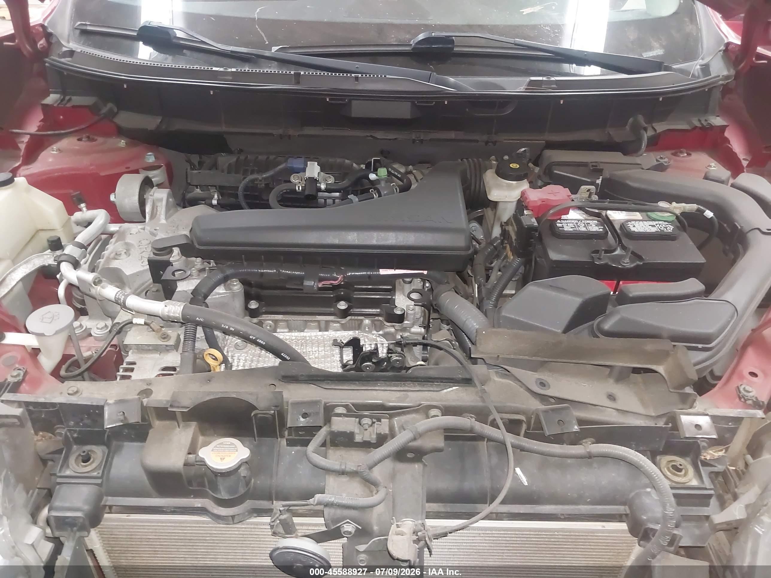 2015 Nissan Rogue Sl Красный vin: 5N1AT2MV2FC776131