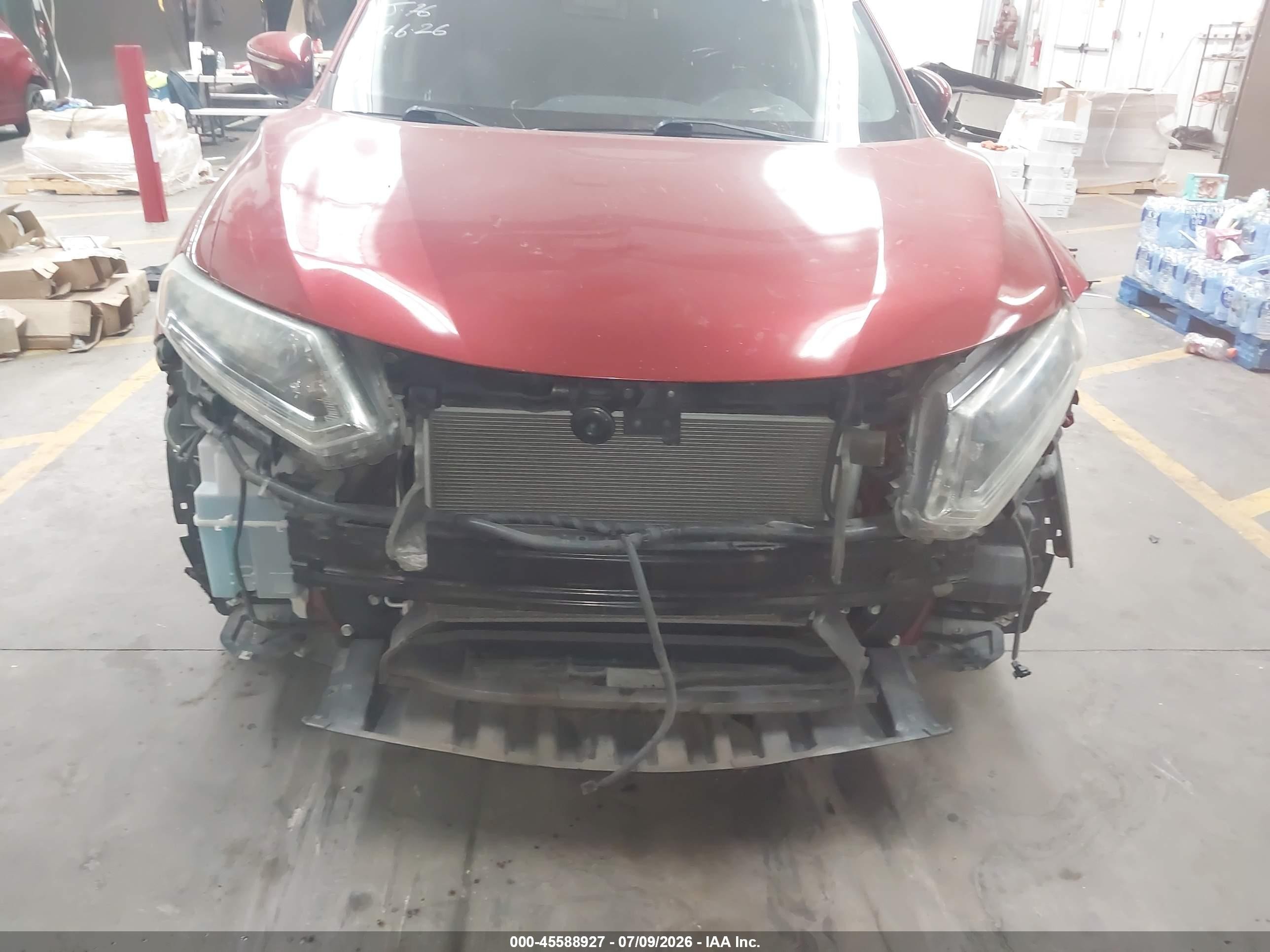 2015 Nissan Rogue Sl Красный vin: 5N1AT2MV2FC776131