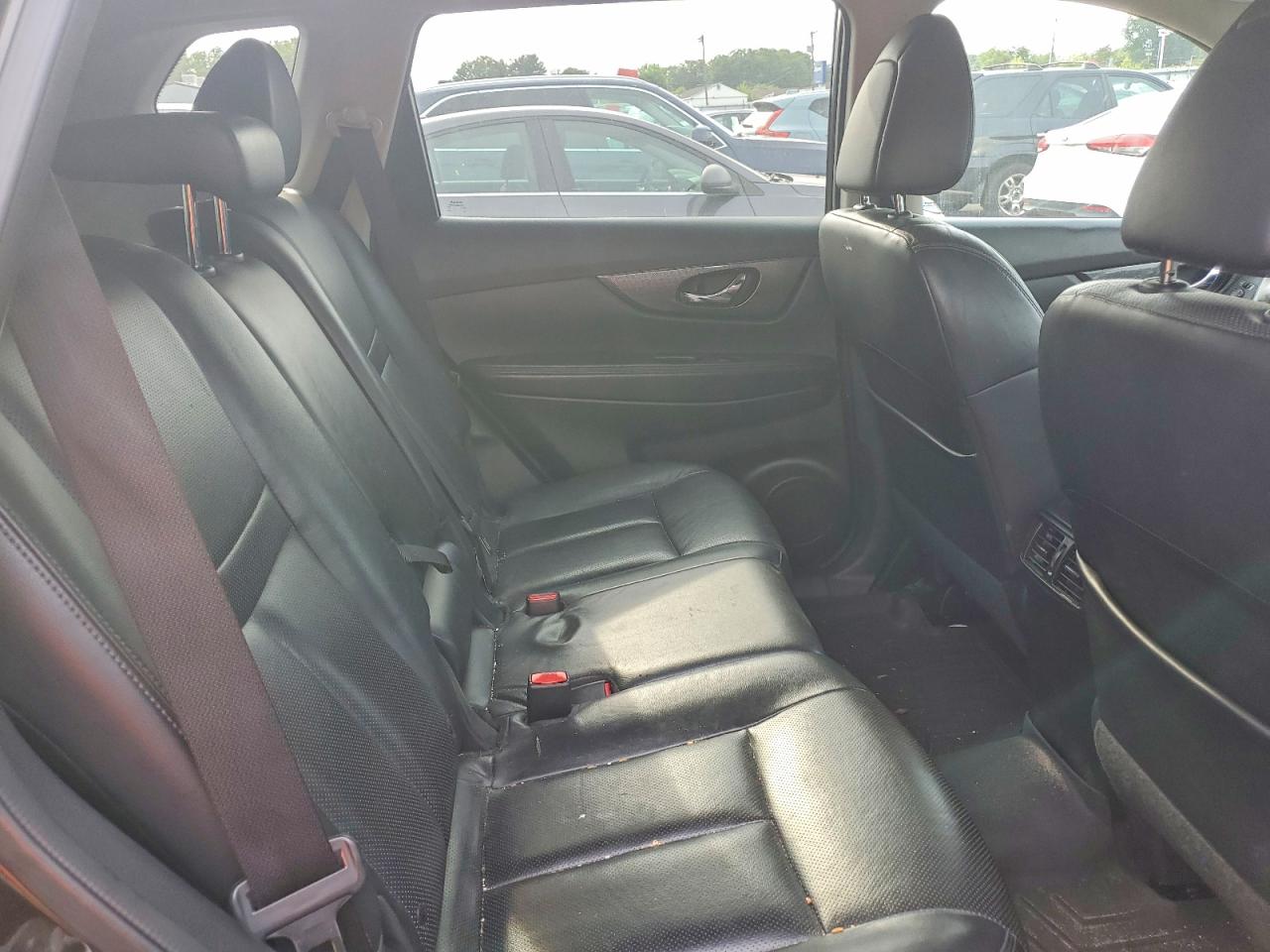 2015 Nissan Rogue Sl Green vin: 5N1AT2MV2FC789834