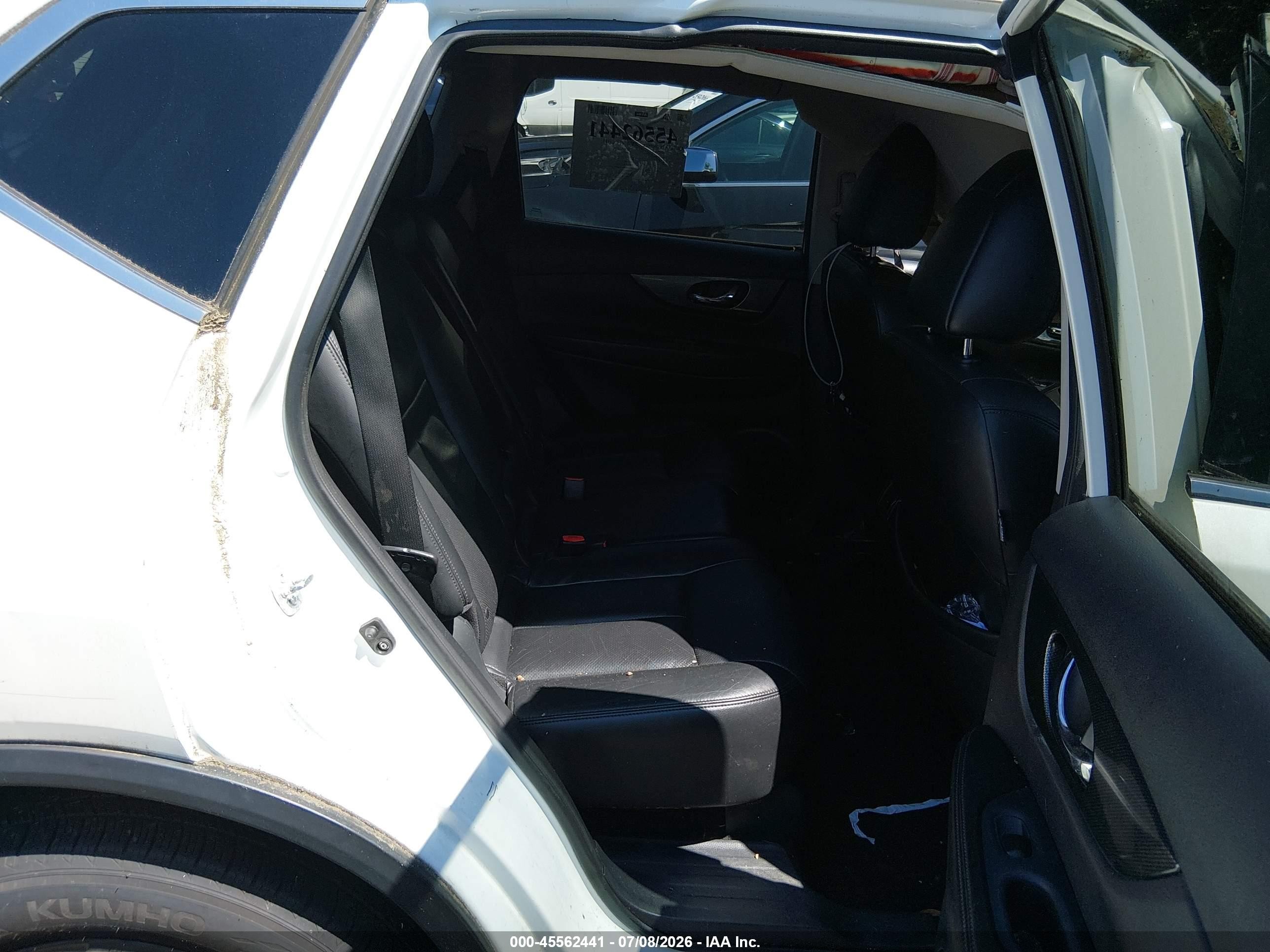2015 Nissan Rogue Sl Белый vin: 5N1AT2MV2FC802193