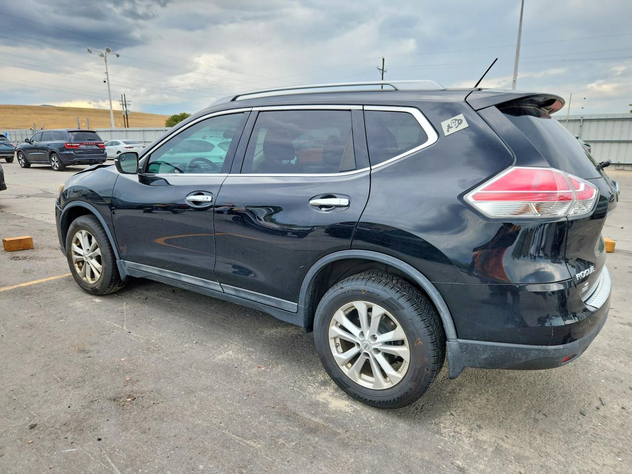 2015 Nissan Rogue Sv Черный vin: 5N1AT2MV2FC811864