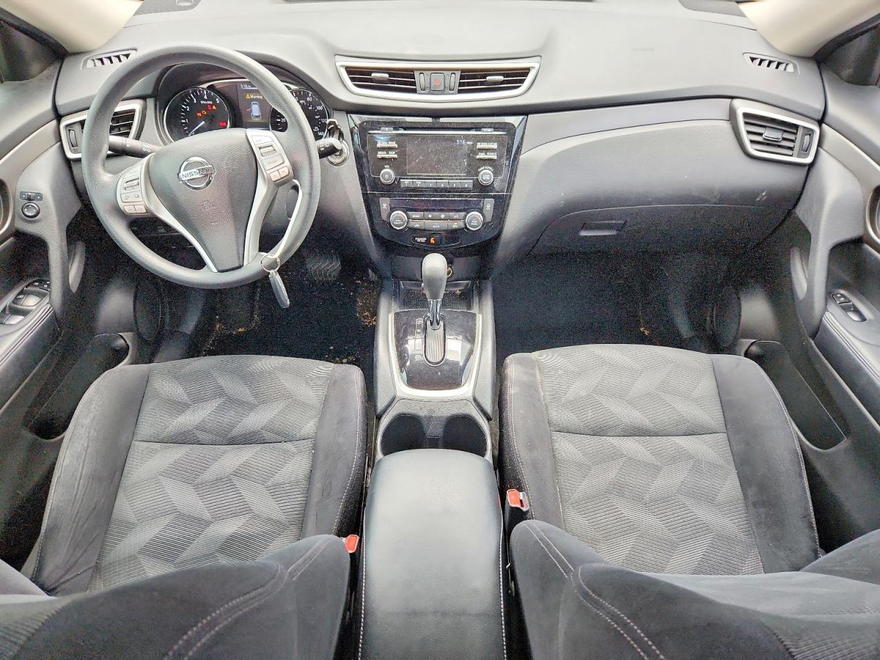 2015 Nissan Rogue Sv Черный vin: 5N1AT2MV2FC811864