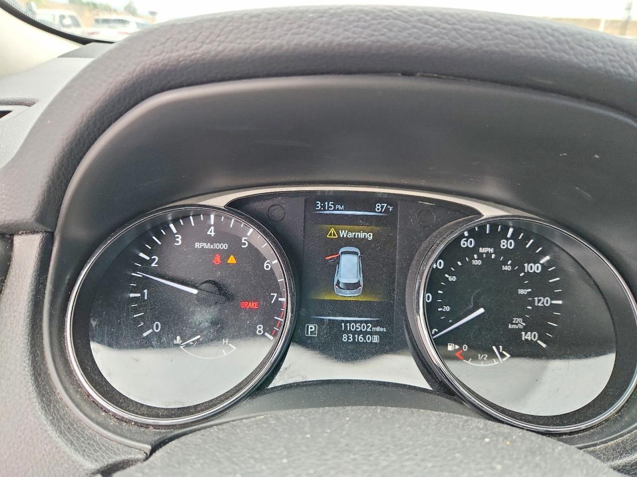 2015 Nissan Rogue Sv Черный vin: 5N1AT2MV2FC811864